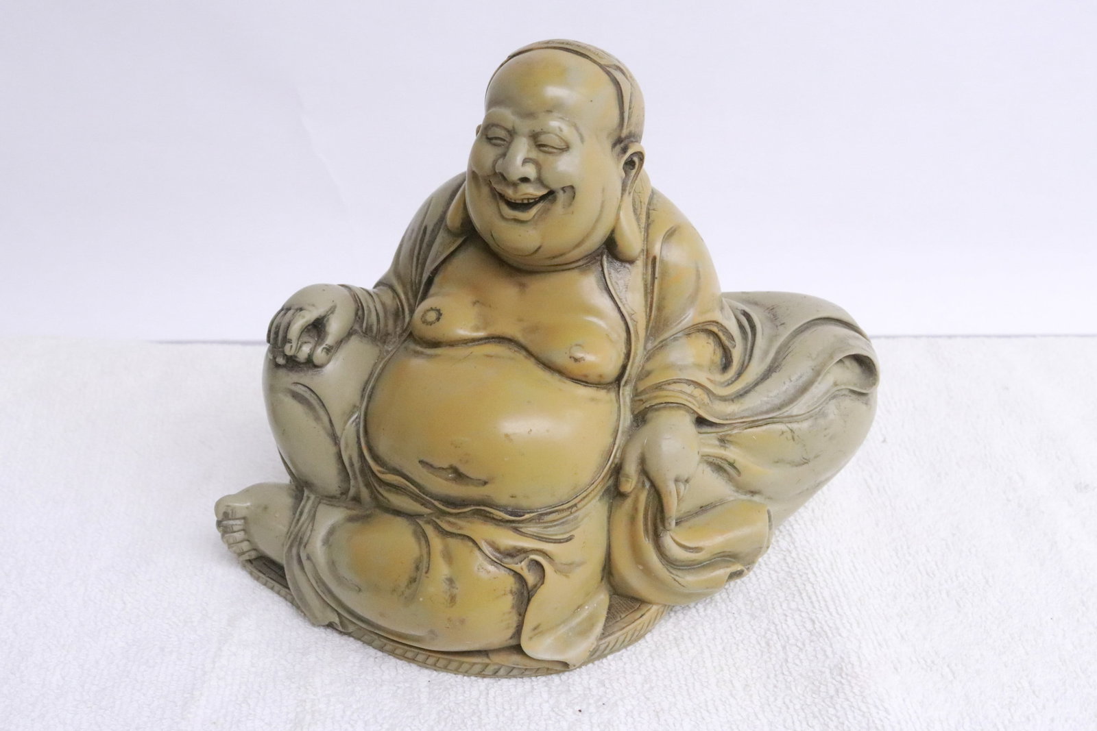 A possible resin sculpture of deity: A possible resin sculpture of deity, 5.35"H