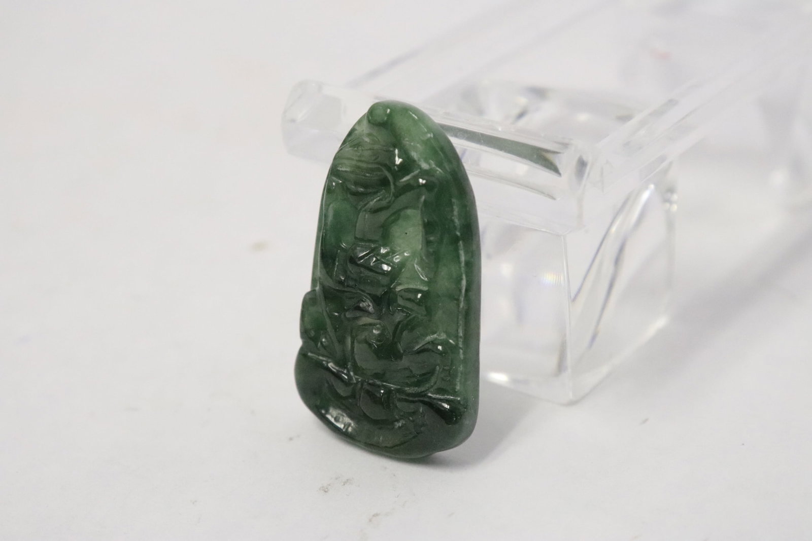 Chinese translucent emerald green jadeite - 2