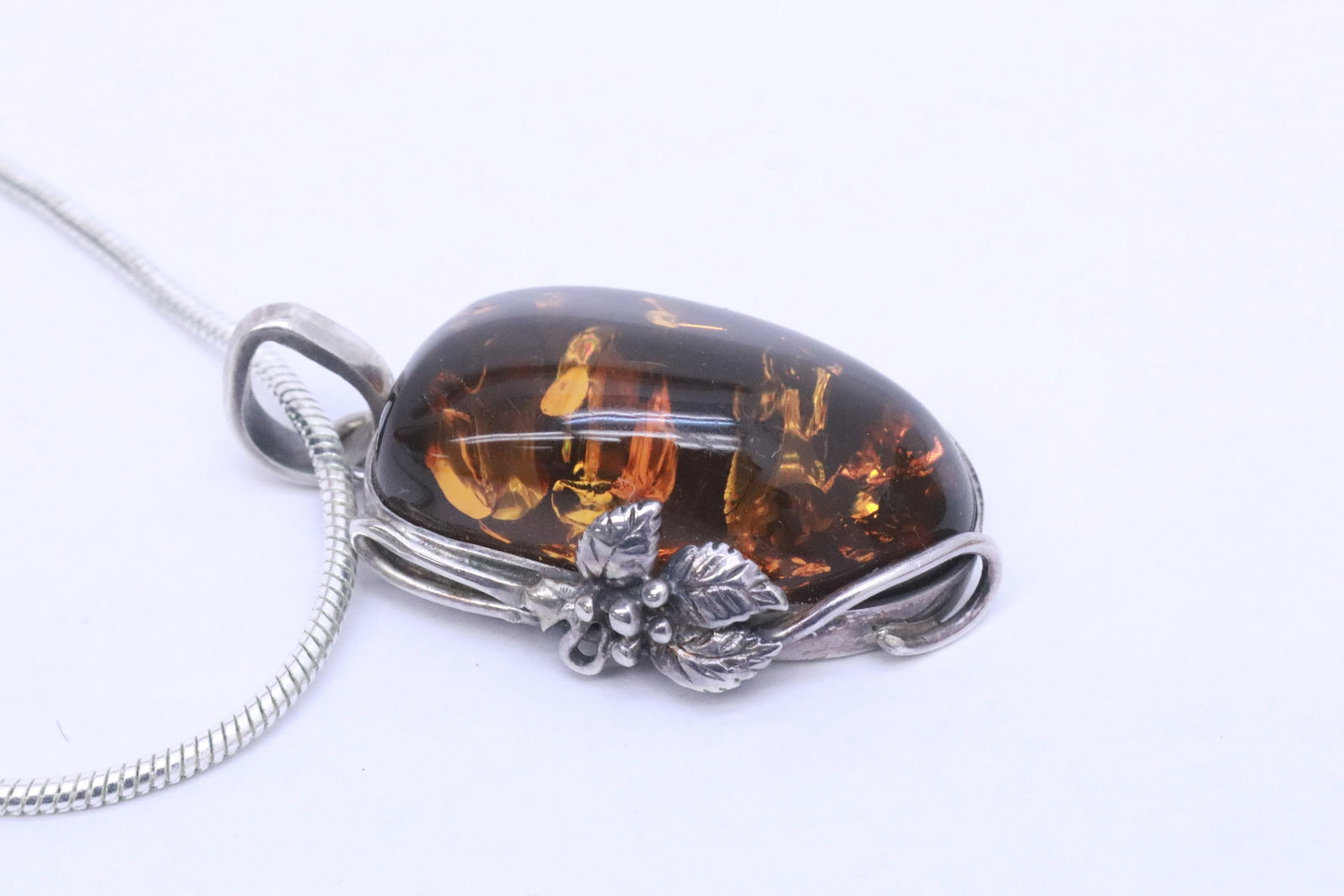 3 sterling necklaces - 10