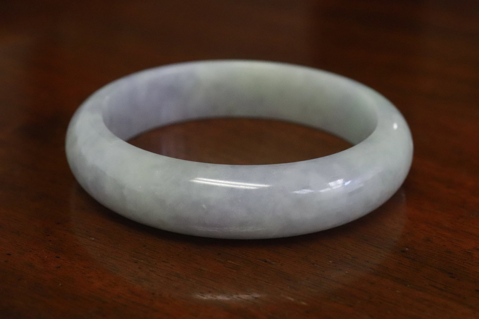 Fine jadeite bangle - 6