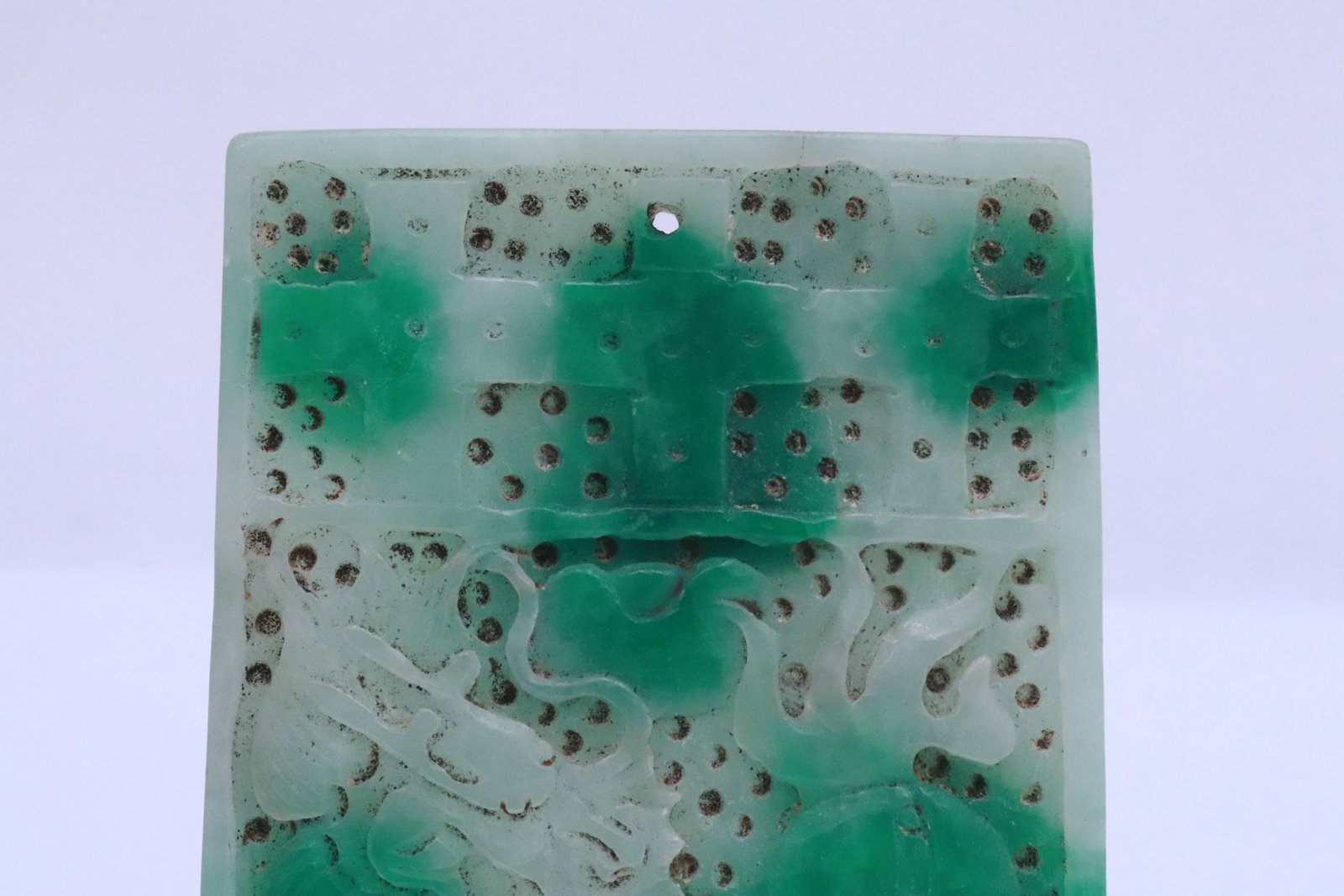 Jadeite like plaque - 8