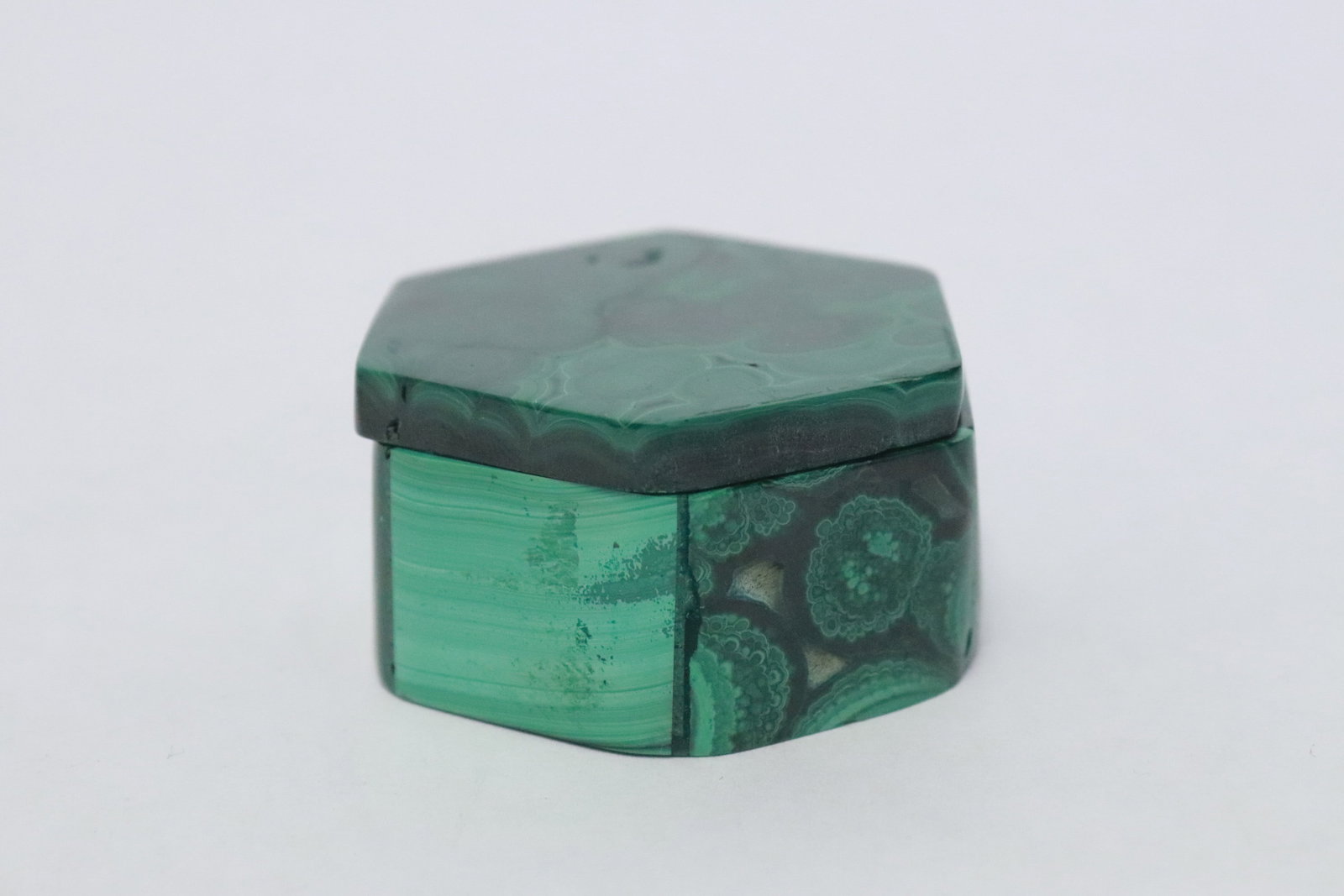 2 malachite boxes - 5
