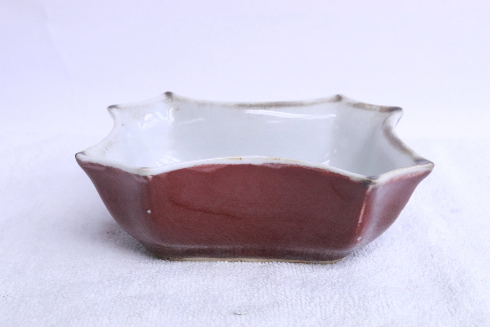 A red glazed porcelain brush wash (1 of 6)
