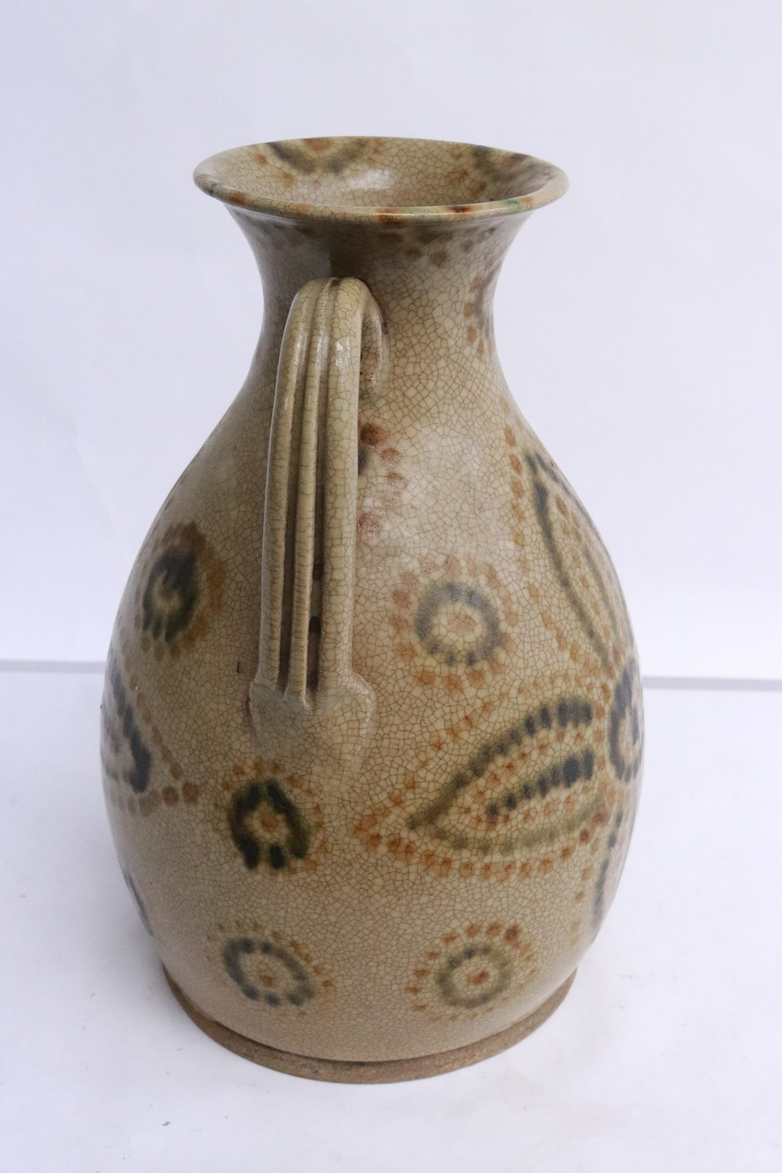 Chinese light brown earthenware wine server - 3
