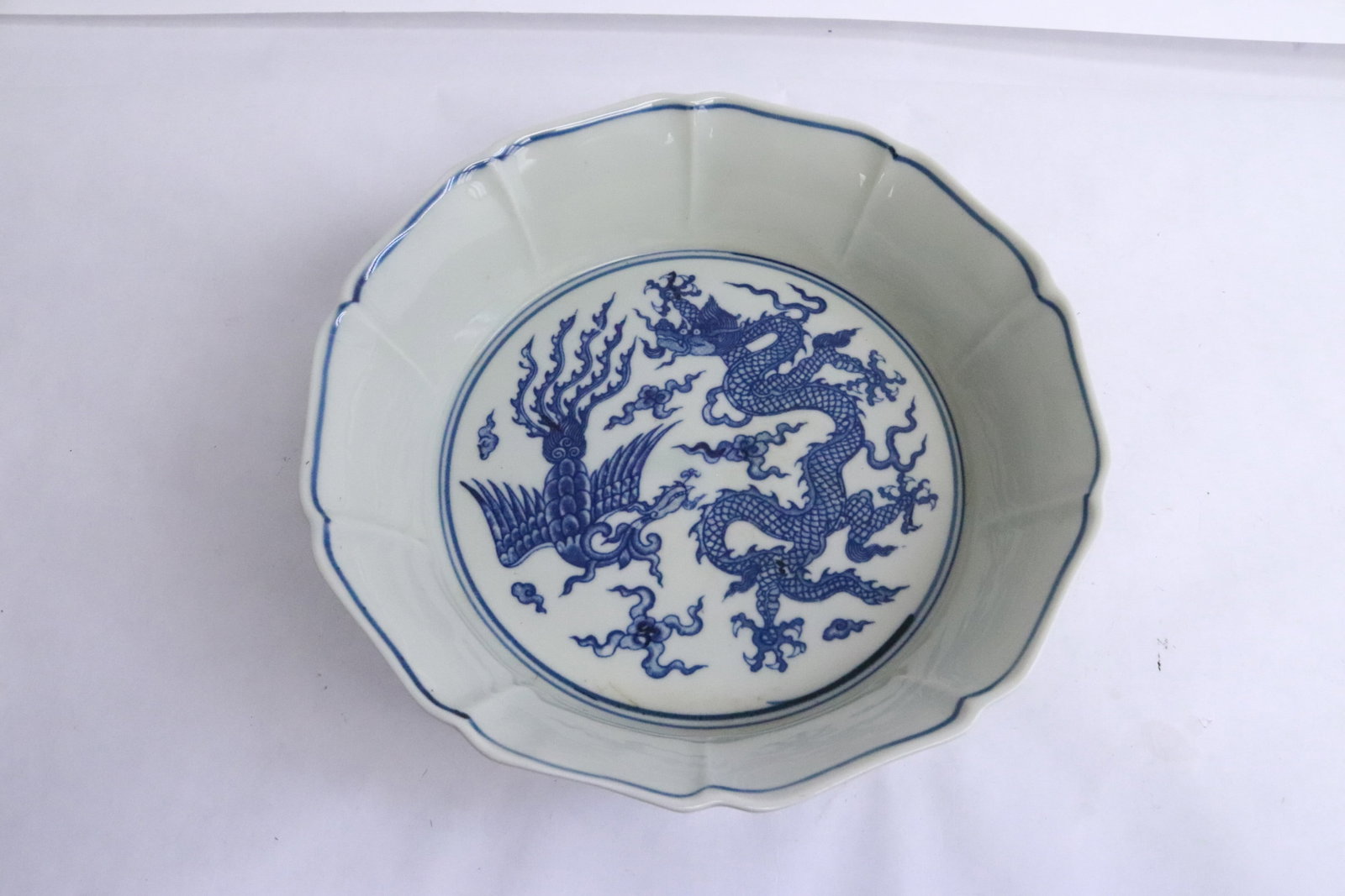 Chinese blue and white porcelain brush wash (1 of 6)
