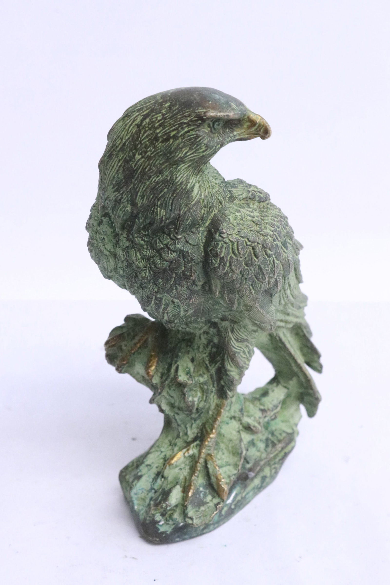 A bronze sculpture of eagle: A bronze sculpture of eagle, 5.4"H