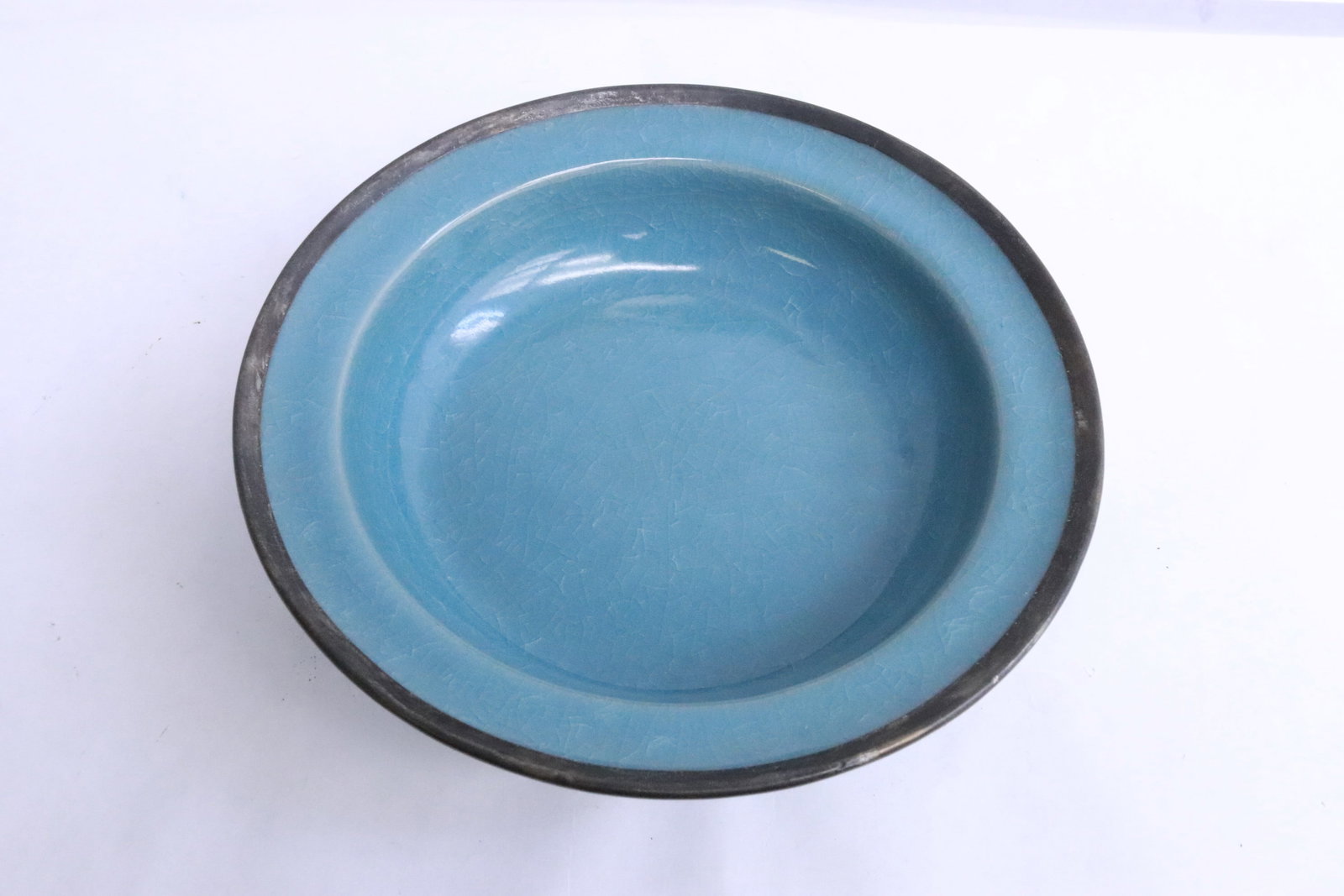 A blue glazed porcelain brush wash (1 of 5)