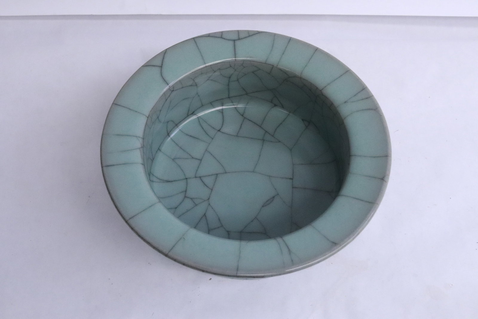 Fine celadon crackleware brush wash (1 of 4)