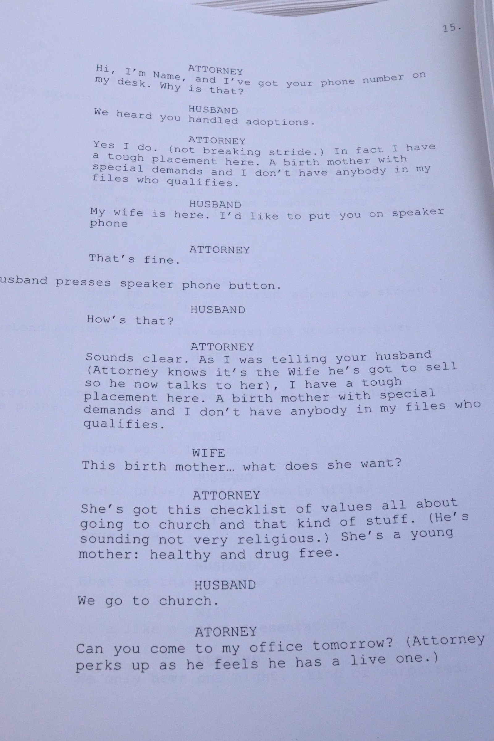 Approx. 20 movie scripts - 10