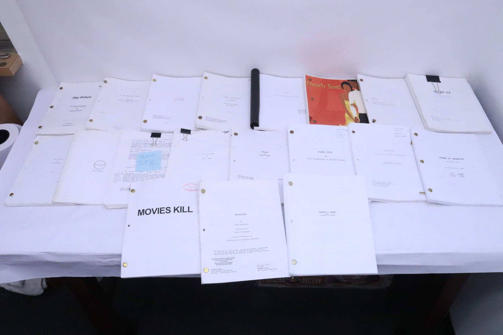 Approx. 20 movie scripts (1 of 9)