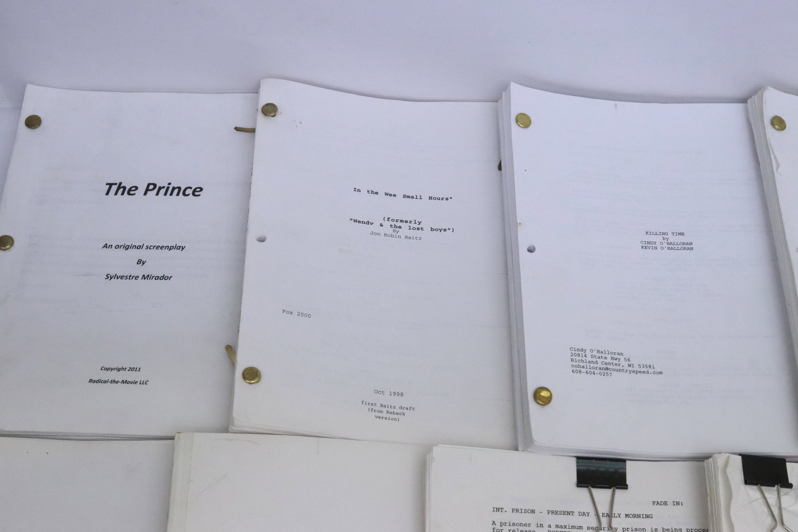 Approx. 20 movie scripts - 2