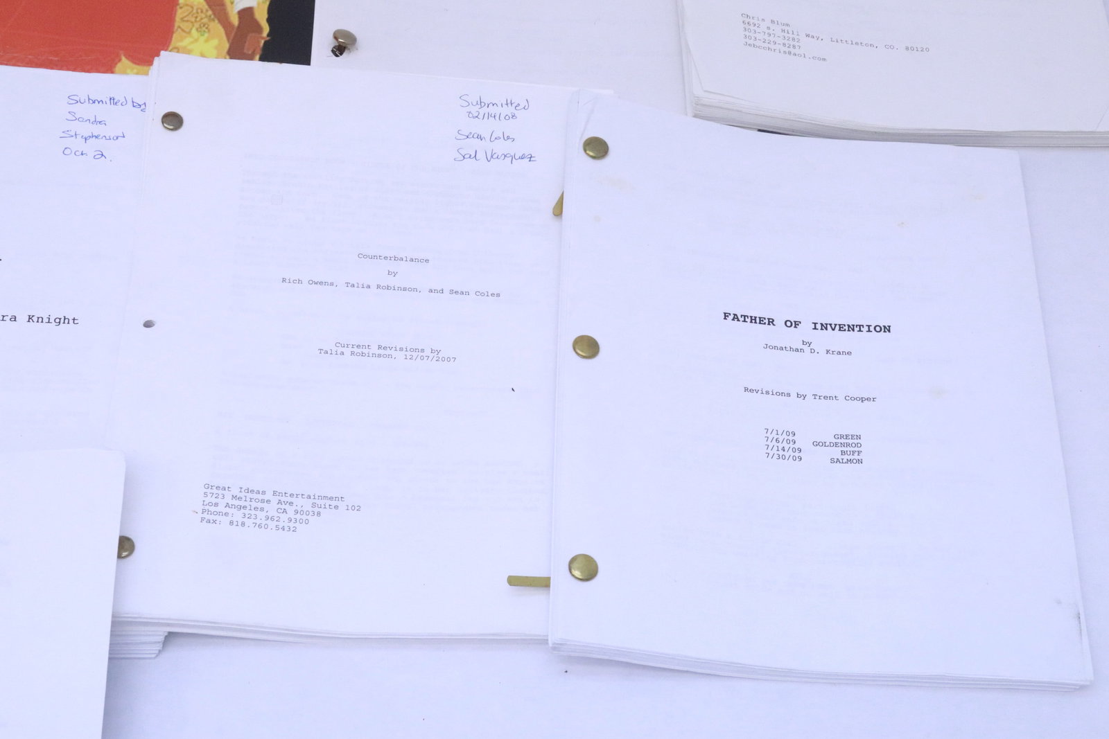 Approx. 20 movie scripts - 5