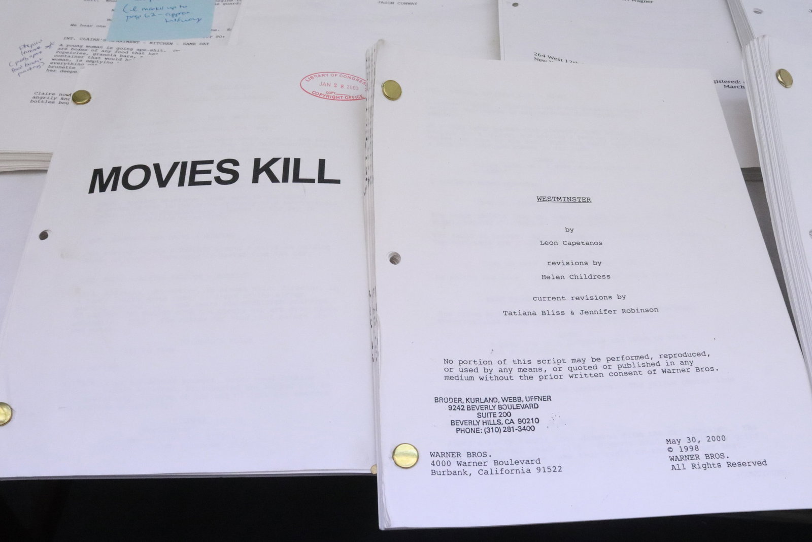 Approx. 20 movie scripts - 7