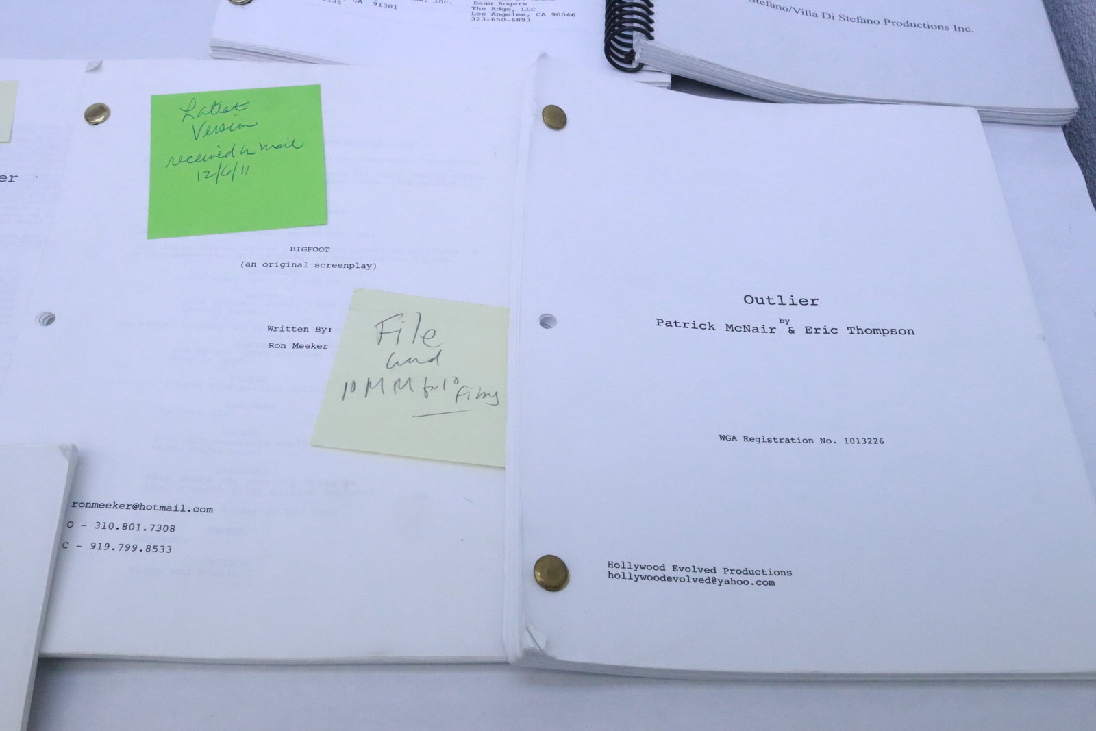 Approx. 20 movie scripts - 2