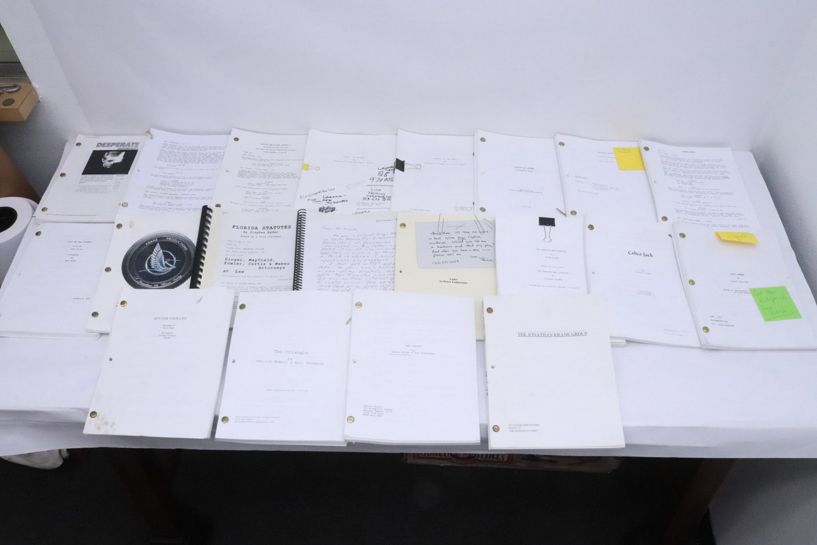 Approx. 20 movie scripts (1 of 9)