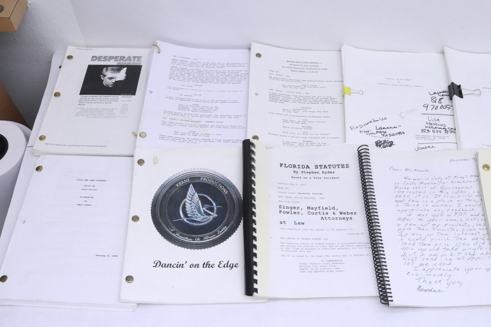 Approx. 20 movie scripts - 4