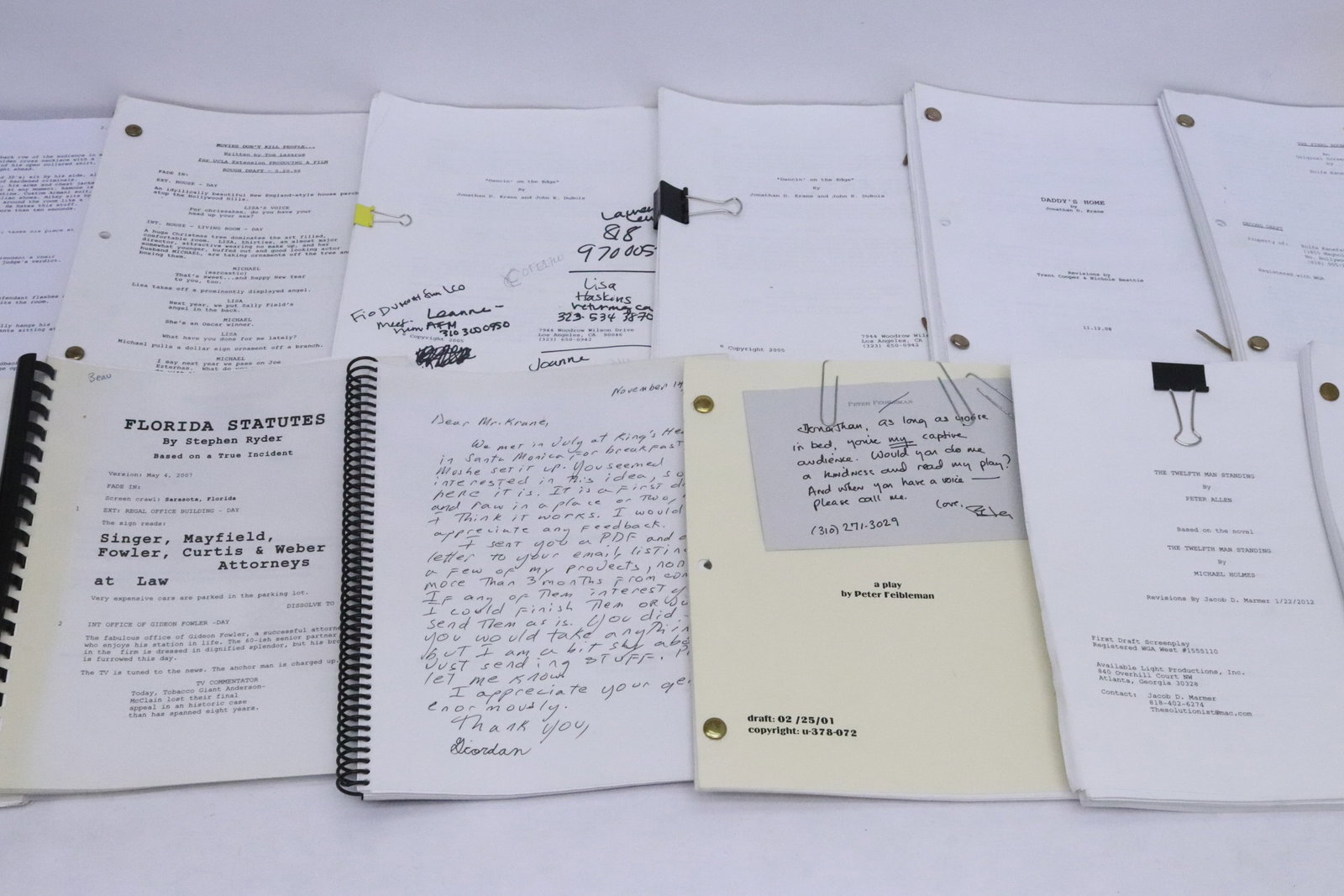 Approx. 20 movie scripts - 6
