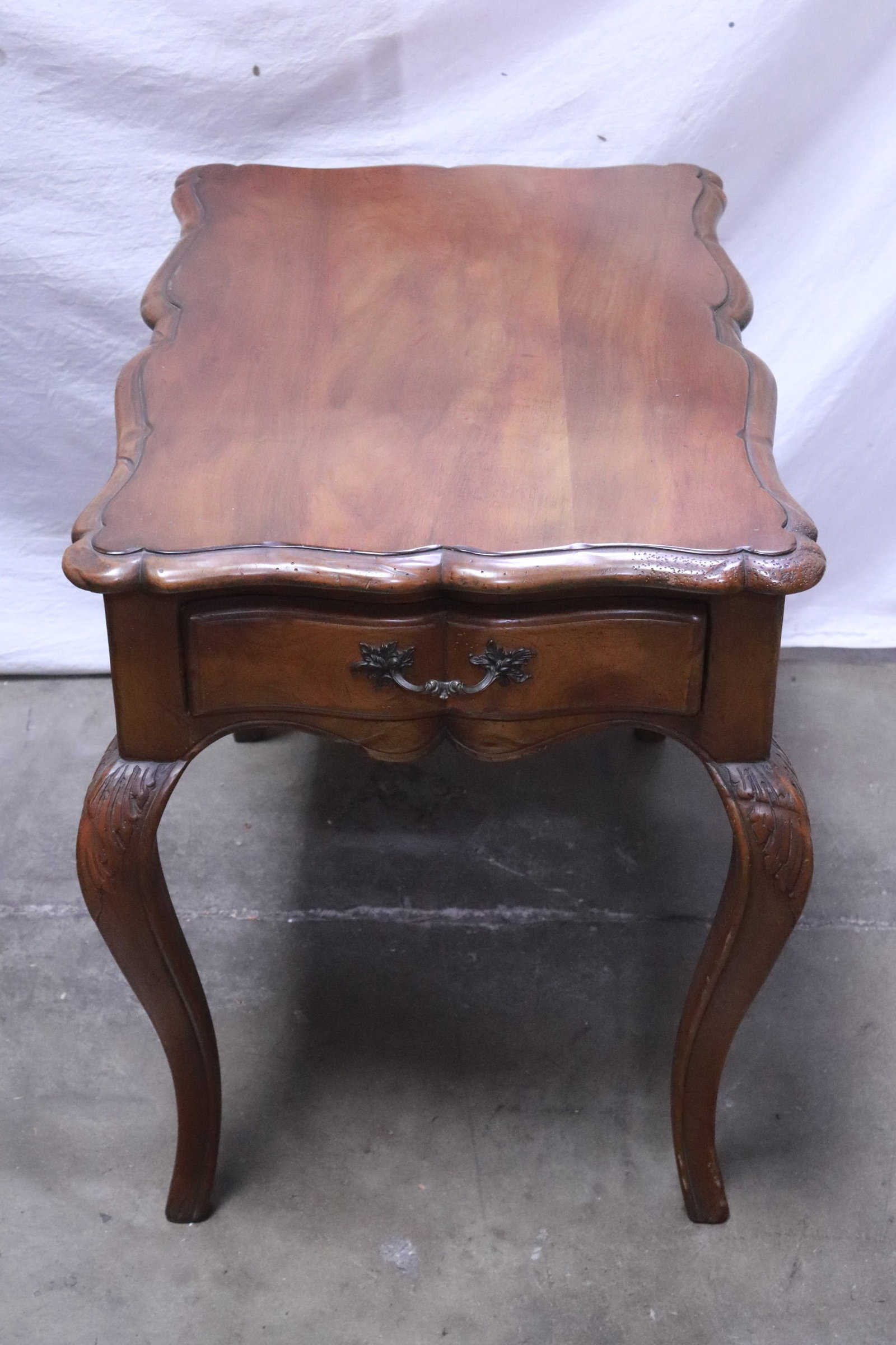a walnut side table, and a mahogany side table - 2