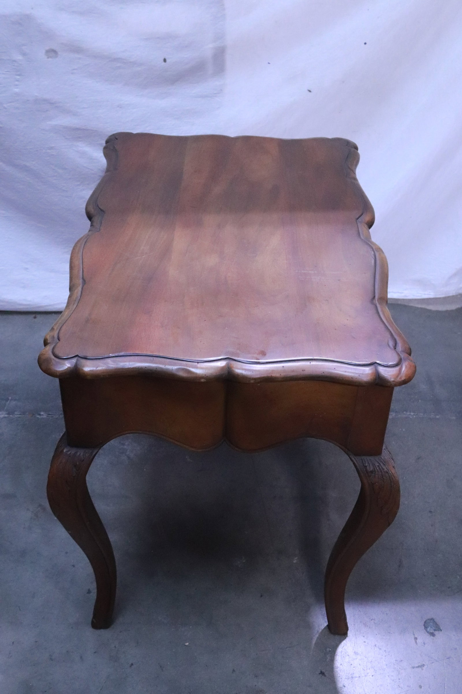 a walnut side table, and a mahogany side table - 5