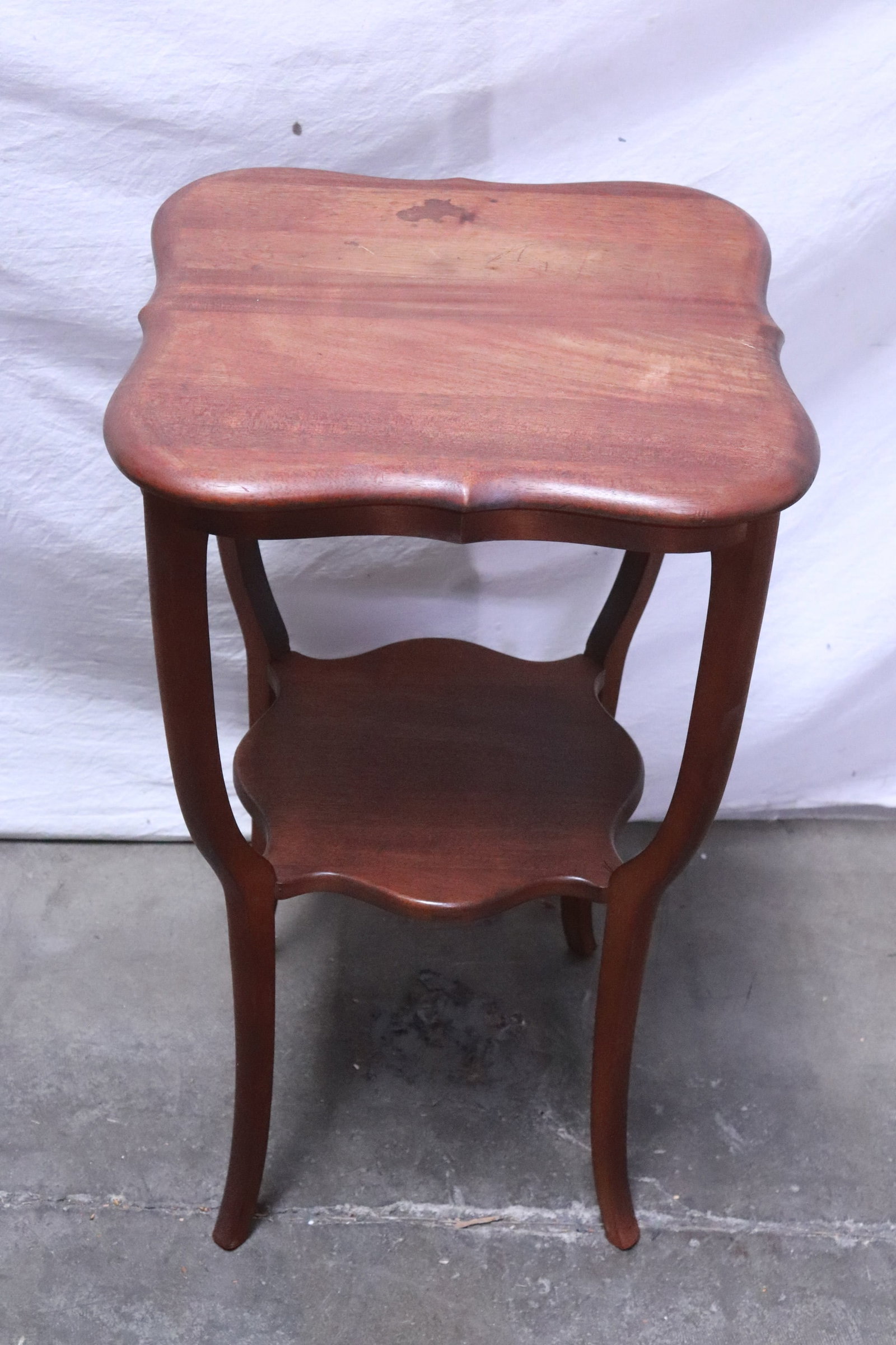 a walnut side table, and a mahogany side table - 6