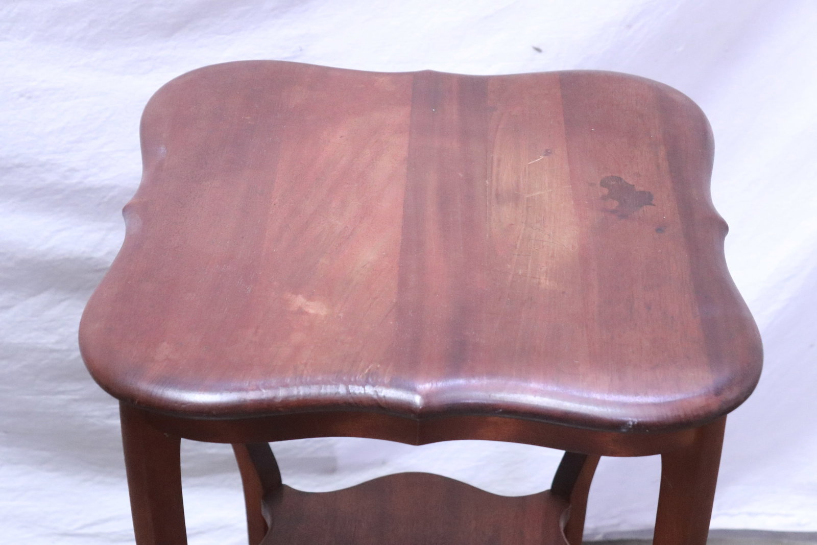 a walnut side table, and a mahogany side table - 9