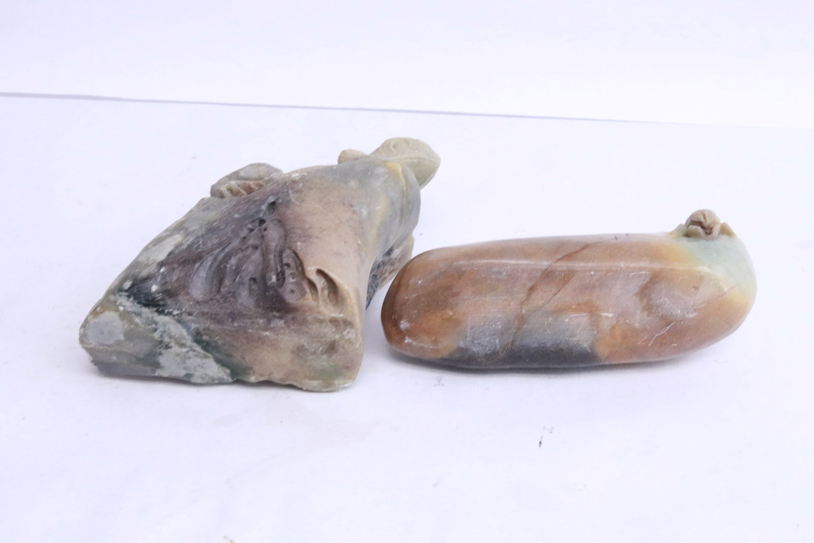 2 stone carvings - 8