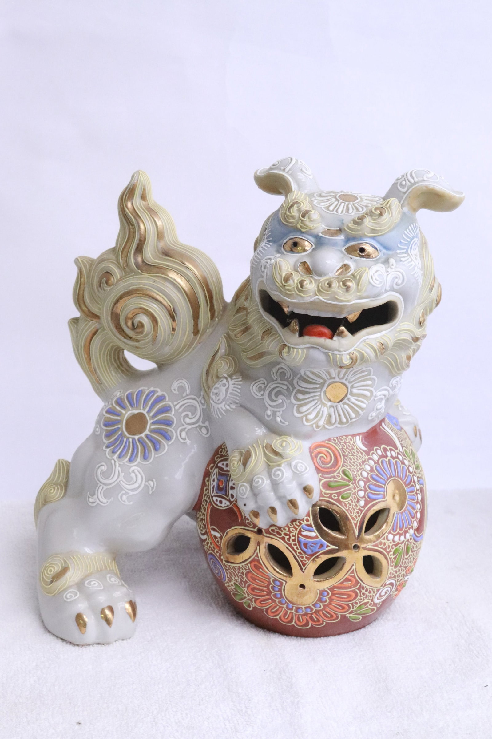 2 Japanese kutani fulions - 6
