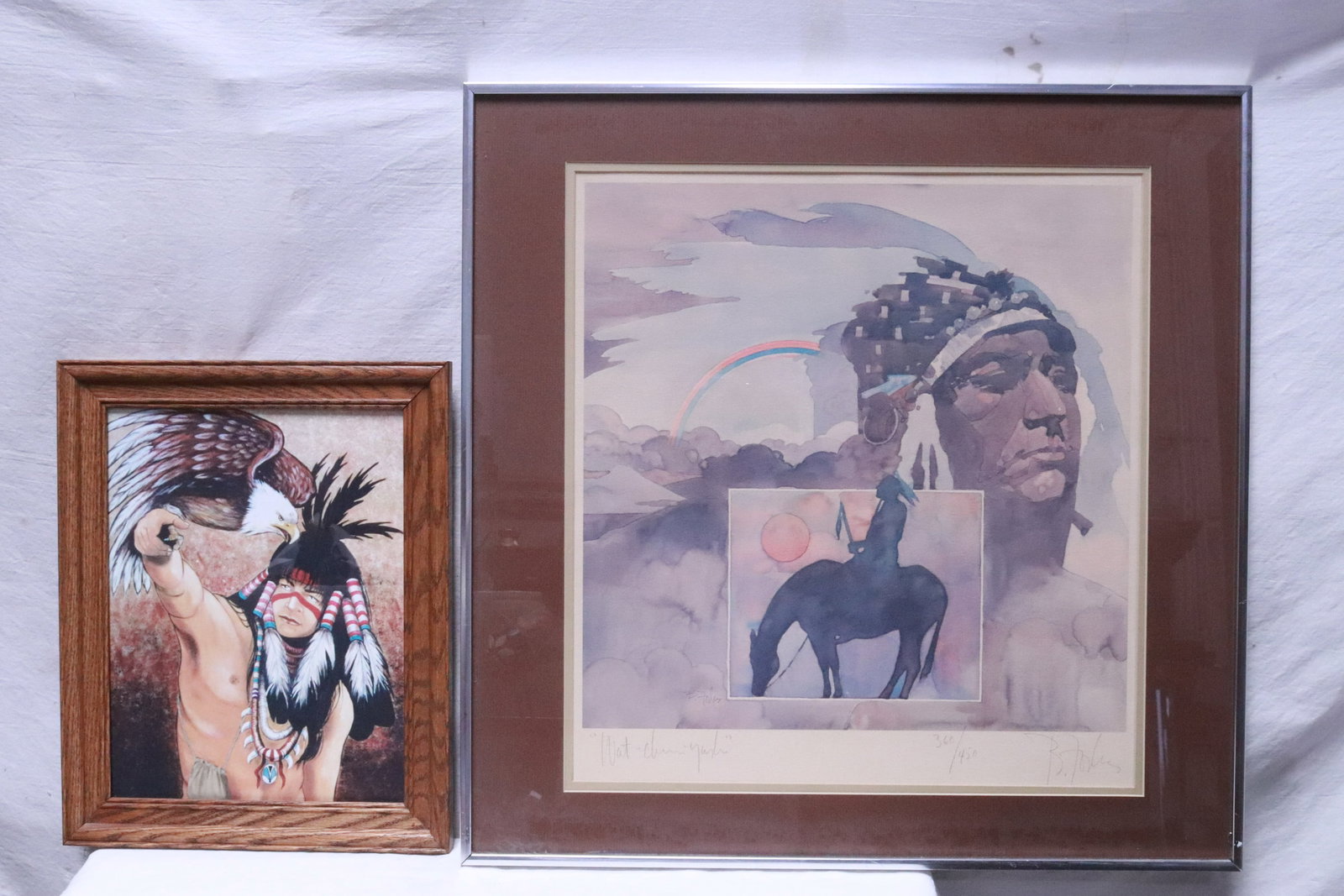 Ltd ed, lithograph by Bart John Forbes, & a framed print (1 of 10)
