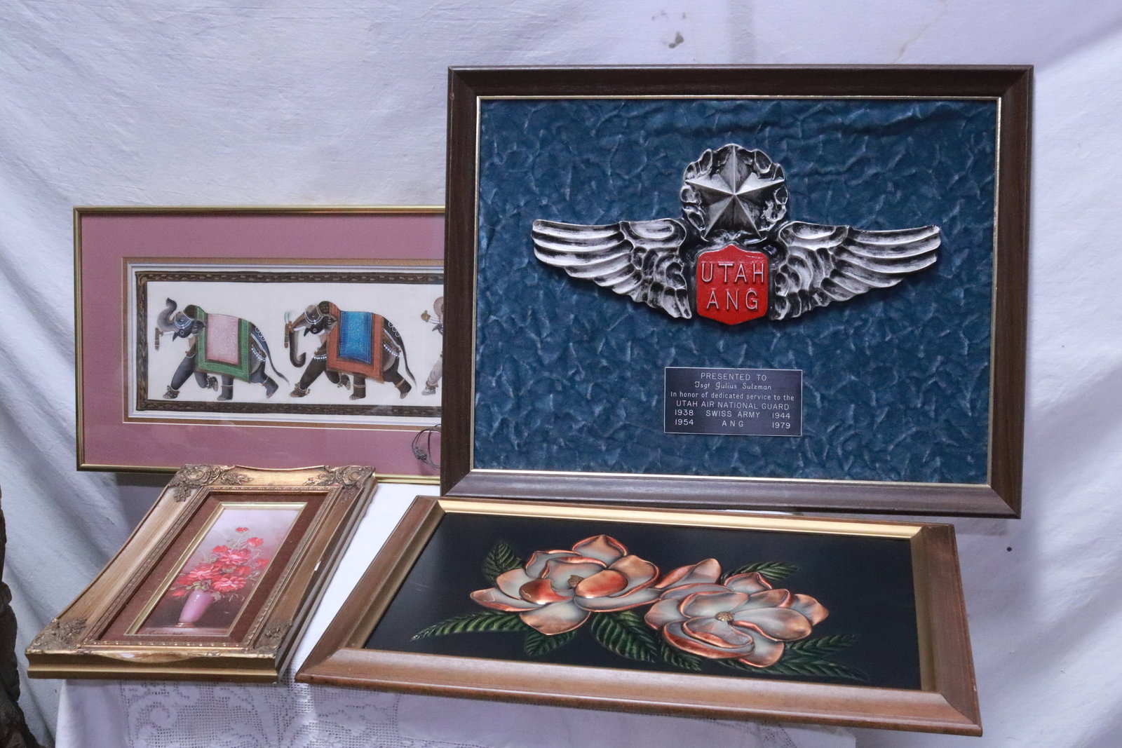 4 pieces wall art: 4 pieces wall art, 11.5"x3.4" (F:17.2"x9.15"x1.15") - 16.2"x22.4" (F:19.35"x25.3":x1.2")