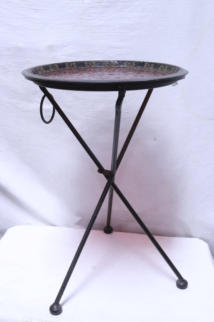 Cast iron based plant stand - 5