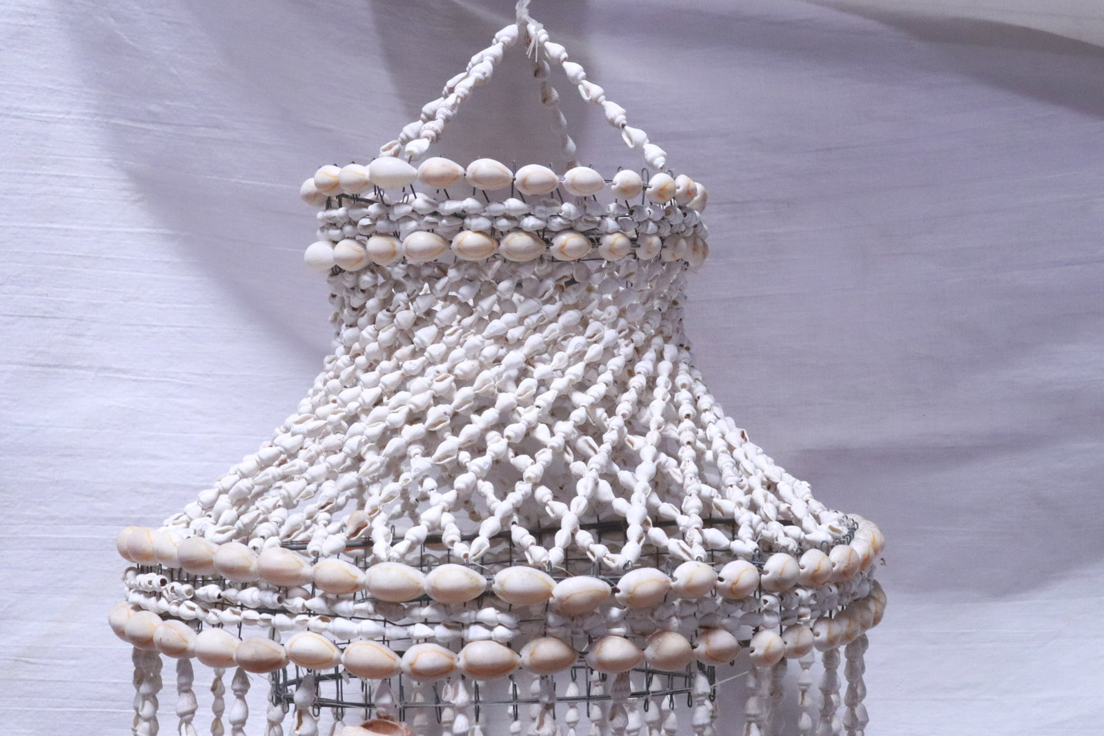 Large shell bead chime - 5