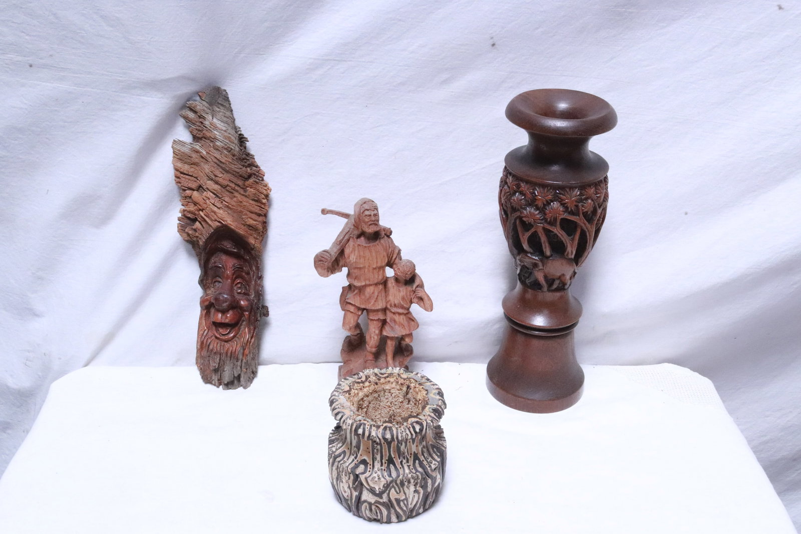4 fine wood carvings (1 of 11)