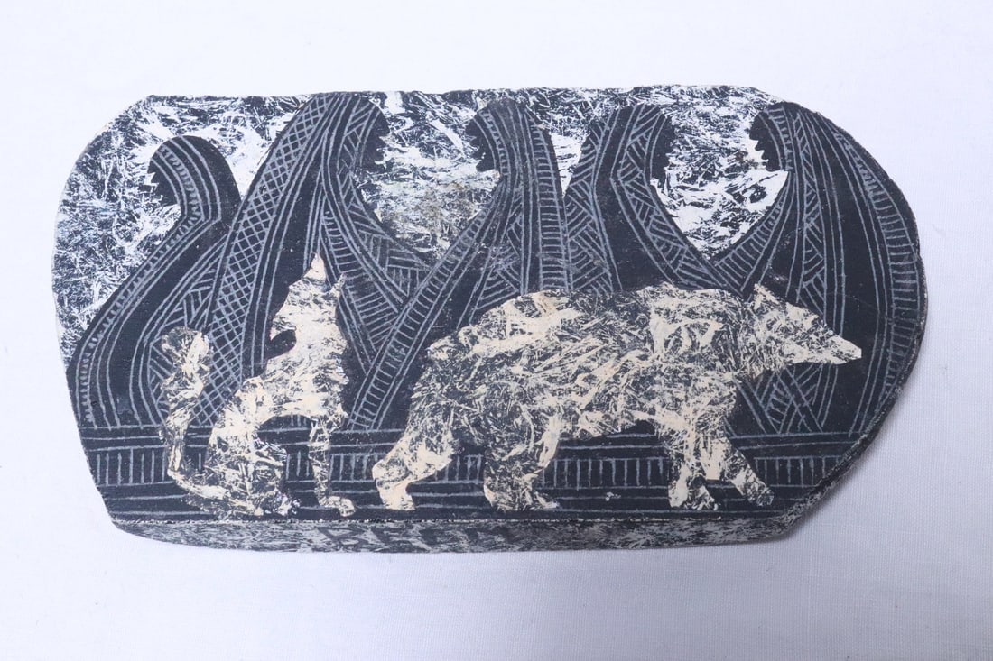 2 pieces stone art - 2
