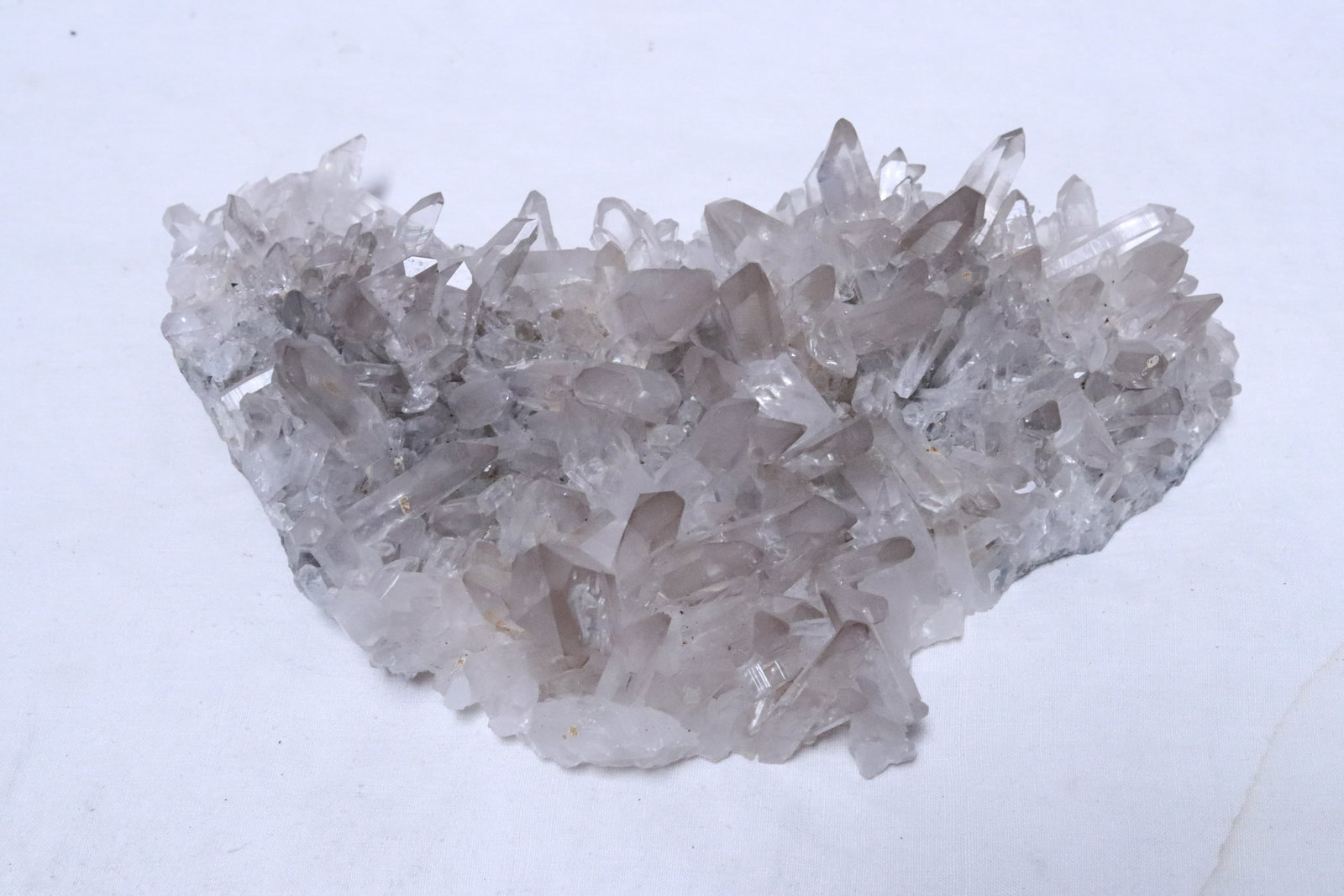 3 large quartz crystal clusters - 4