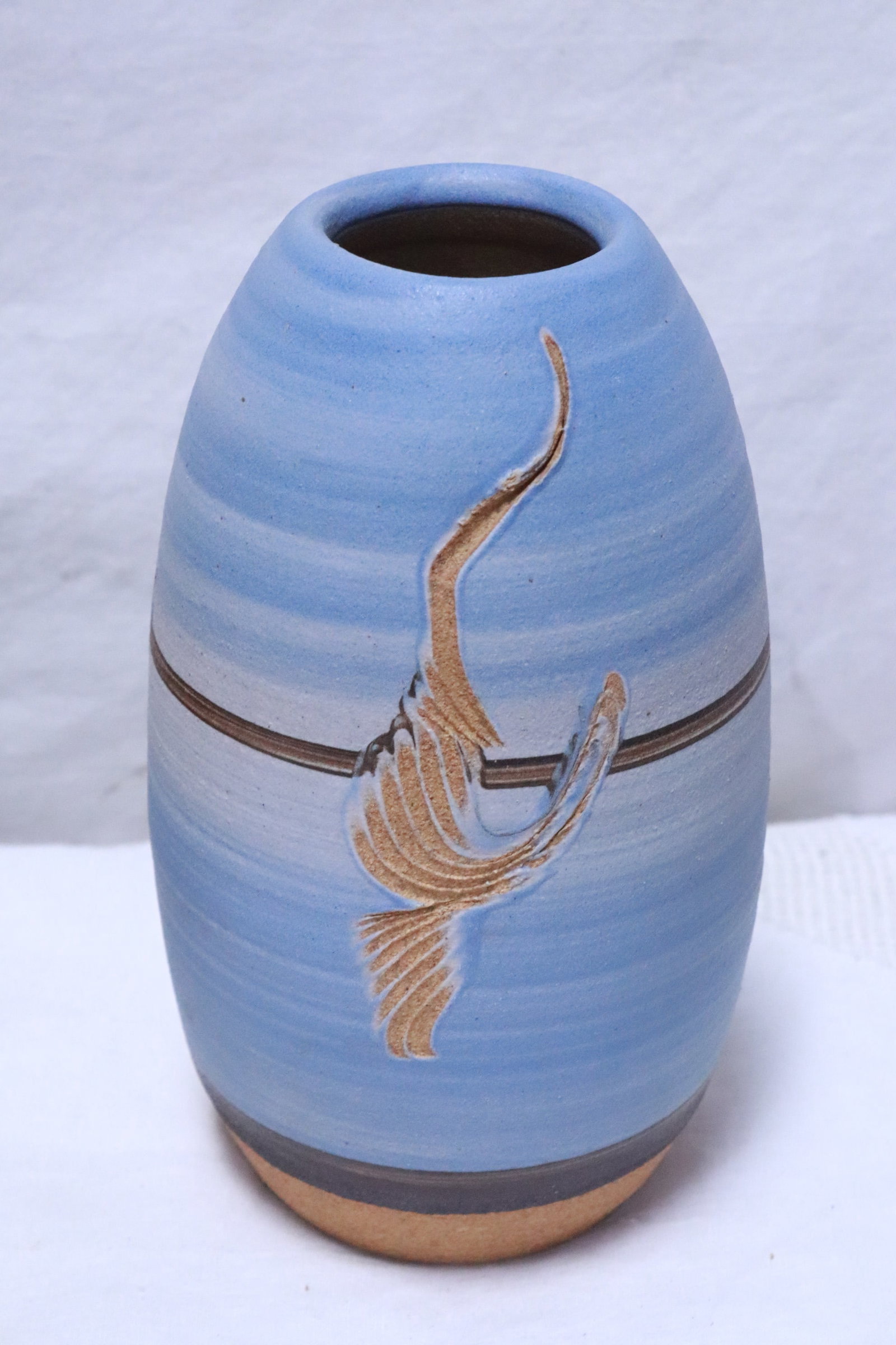 3 pieces signed pottery - 2