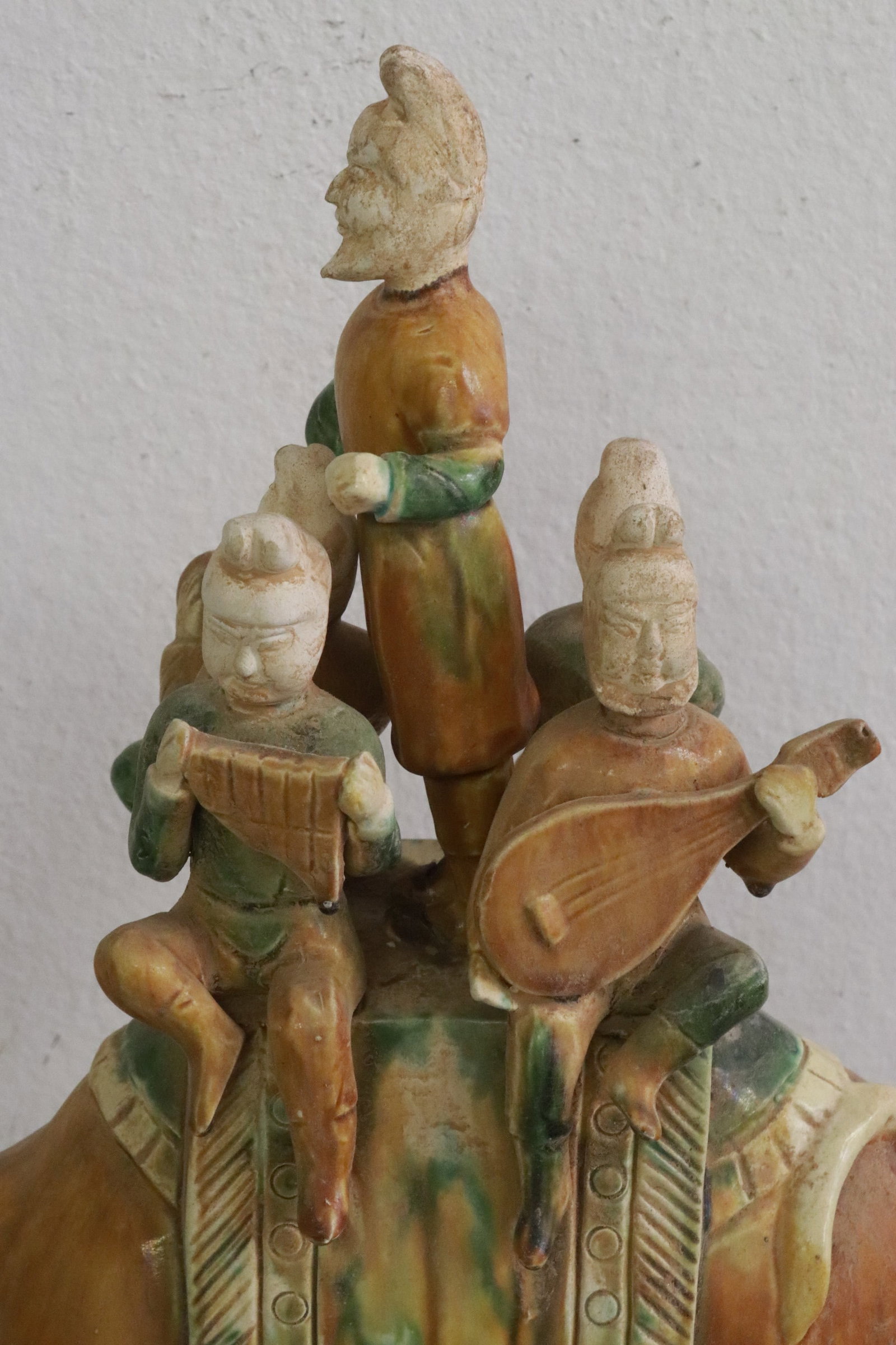 A sancai camel with foreigners - 3