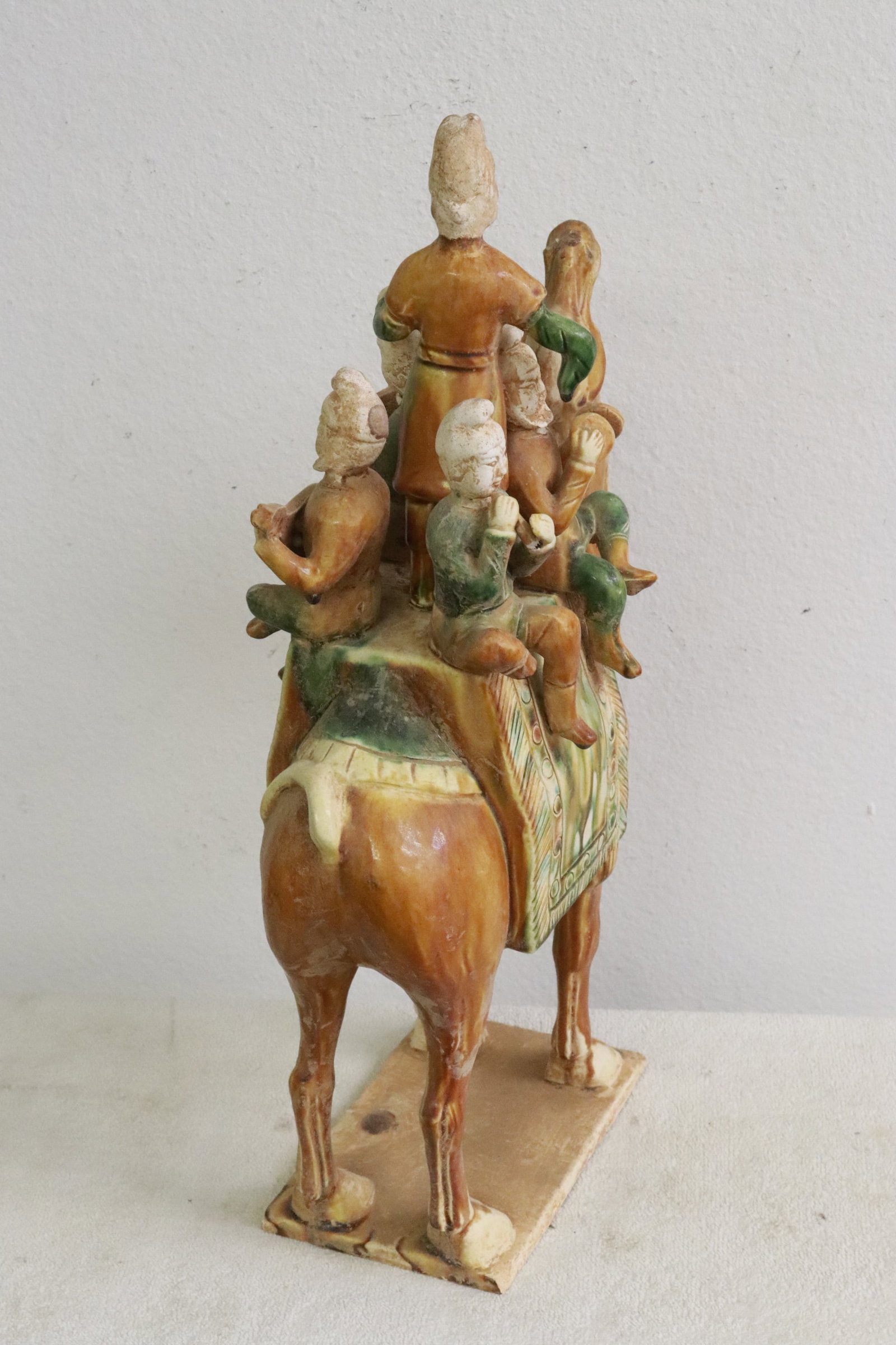 A sancai camel with foreigners - 4
