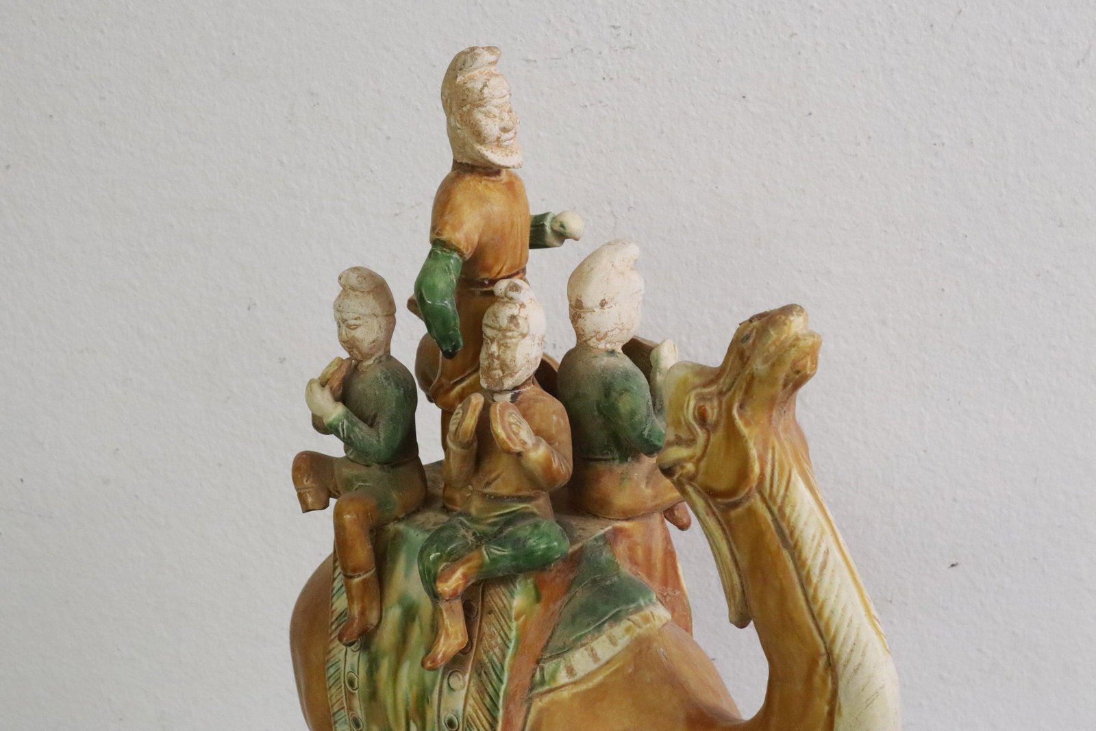 A sancai camel with foreigners - 6
