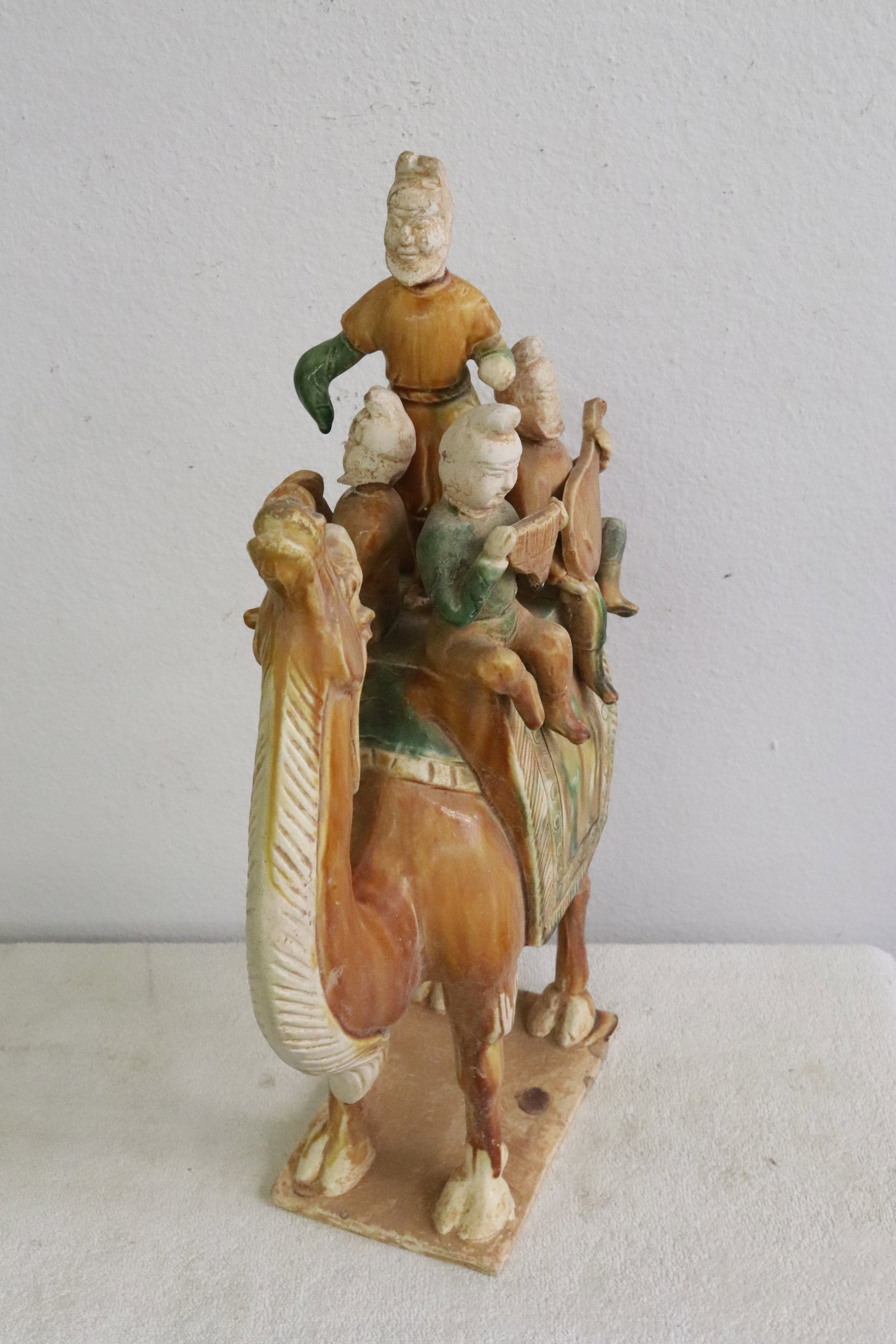 A sancai camel with foreigners - 8