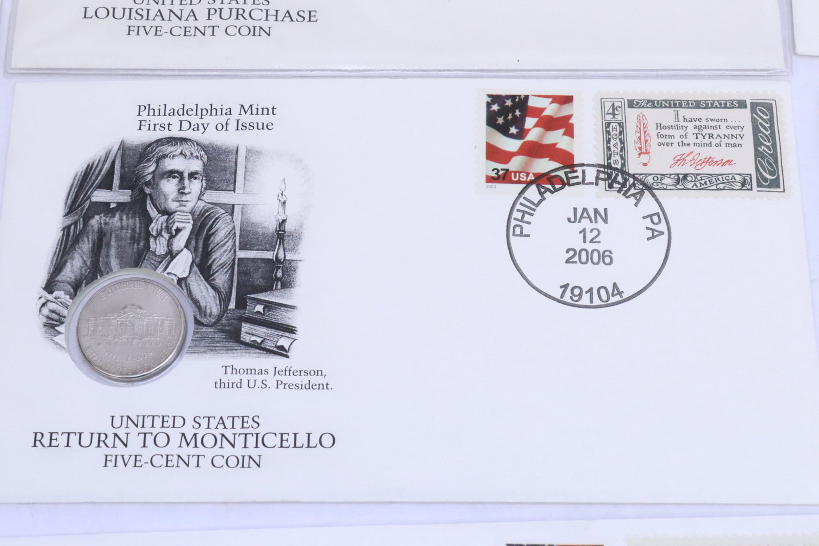 8 first issue mint coins - 6