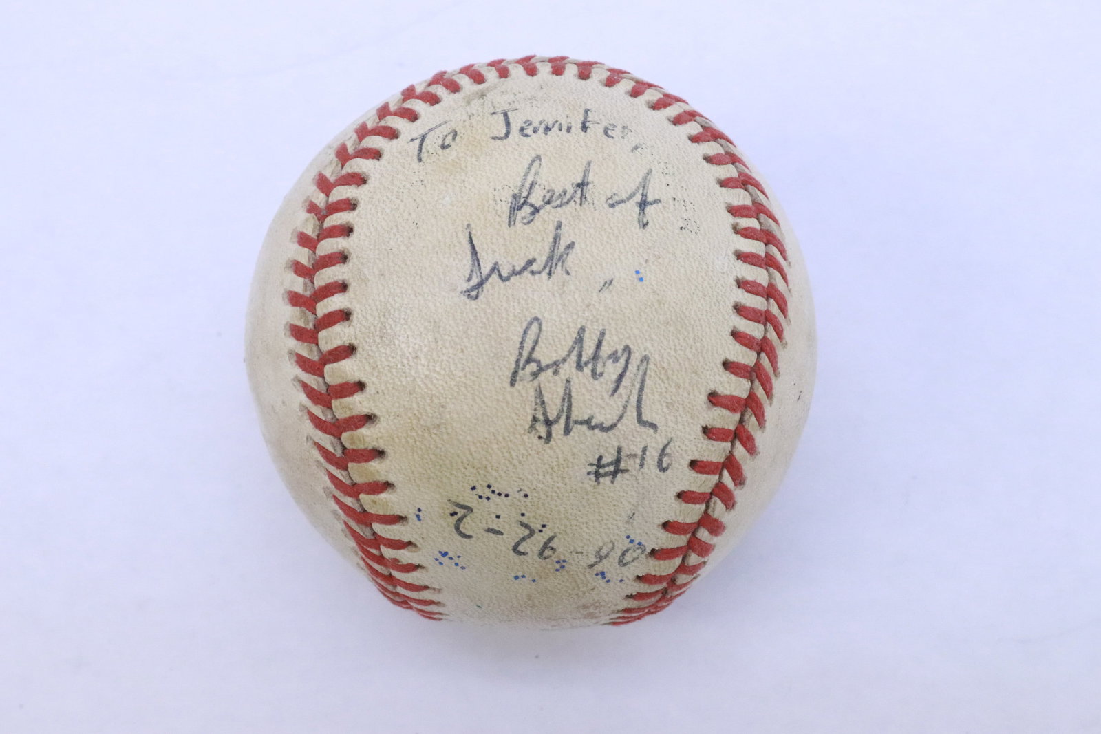 5 signed baseballs - 2