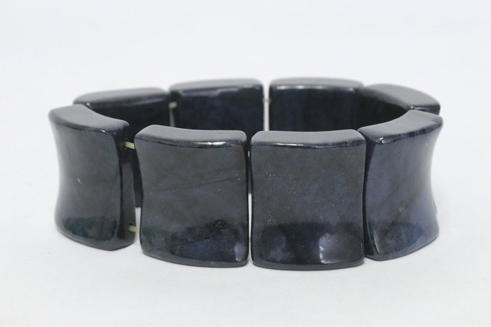 Lapis style plaque bracelet - 2