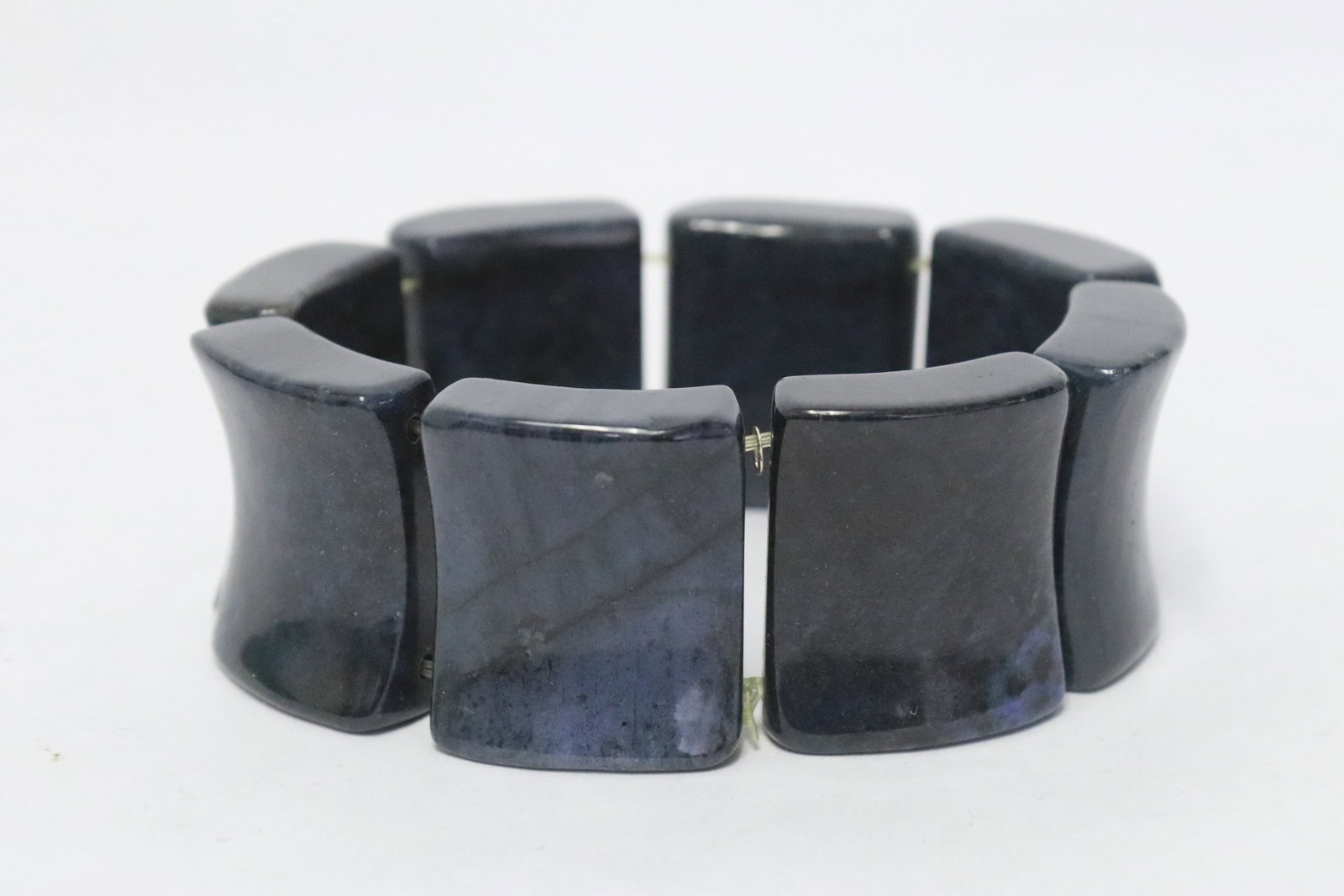 Lapis style plaque bracelet - 3