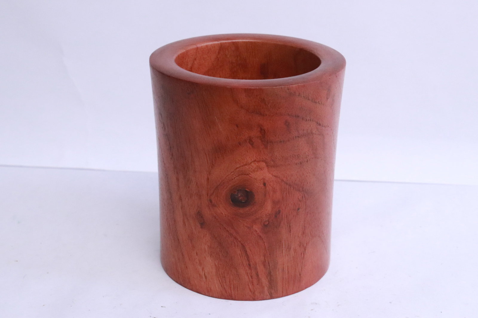 Wood carved brush holder (1 of 6)