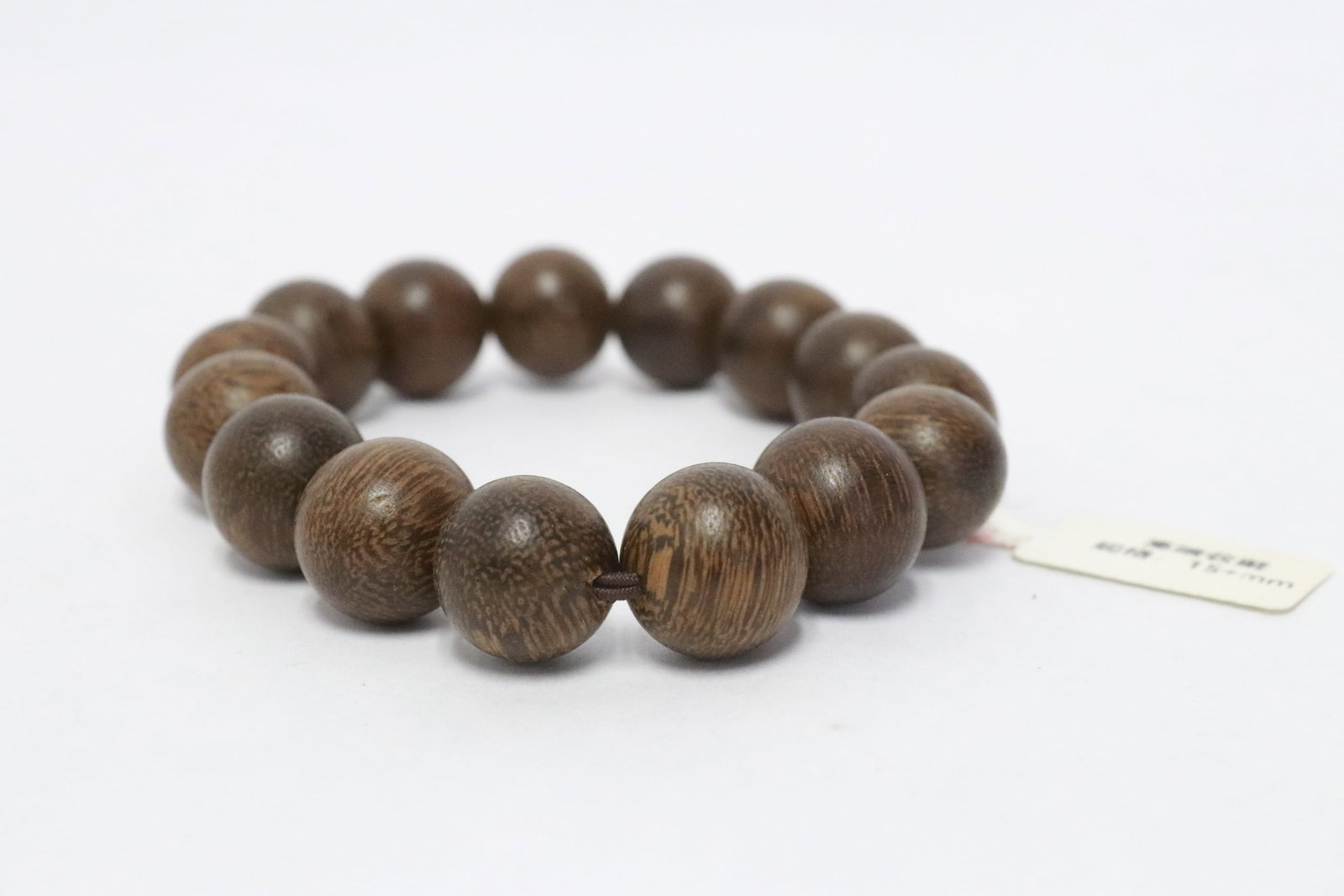 3 wood bead bracelets - 6