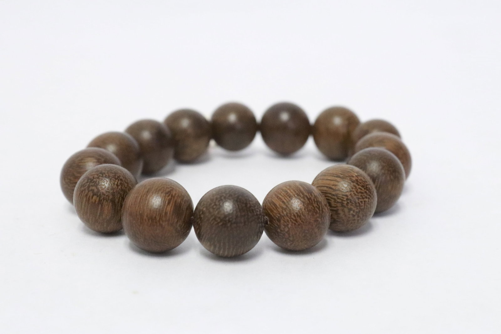 3 wood bead bracelets - 7