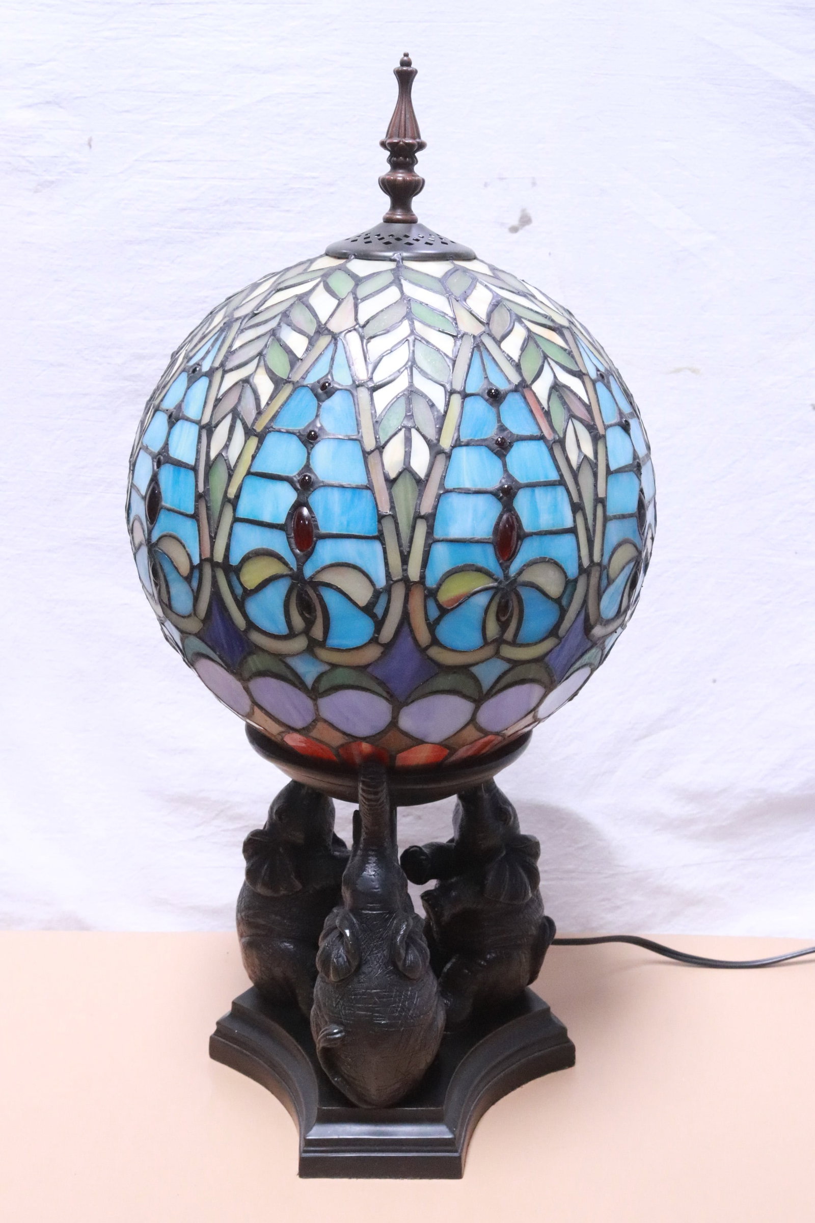A fancy composition base table lamp - 2
