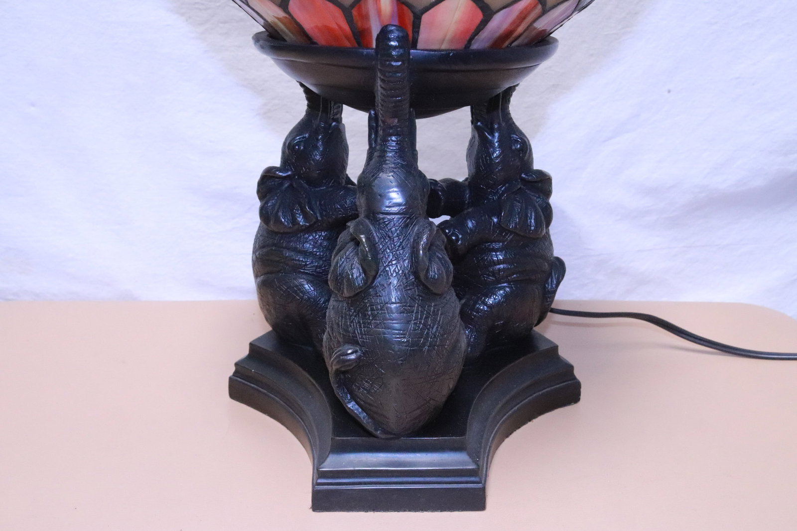 A fancy composition base table lamp - 4