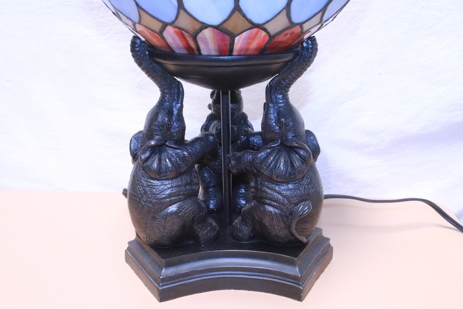 A fancy composition base table lamp - 6