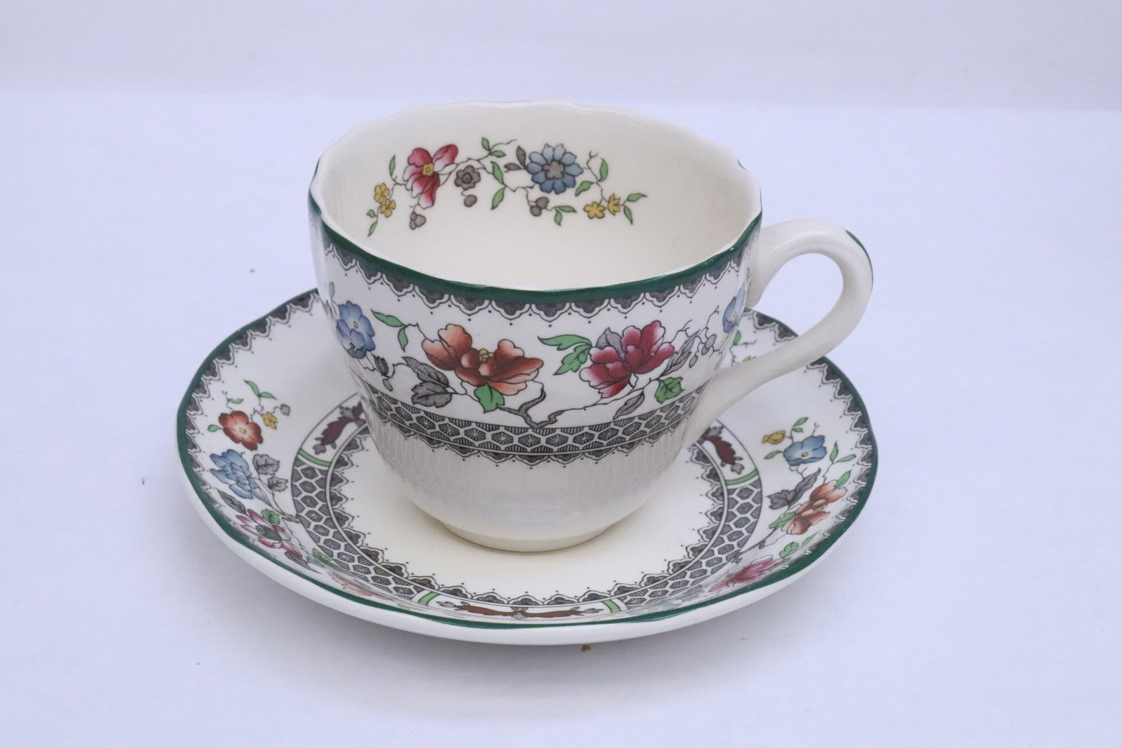 Spode china set in Chinese rose pattern - 10
